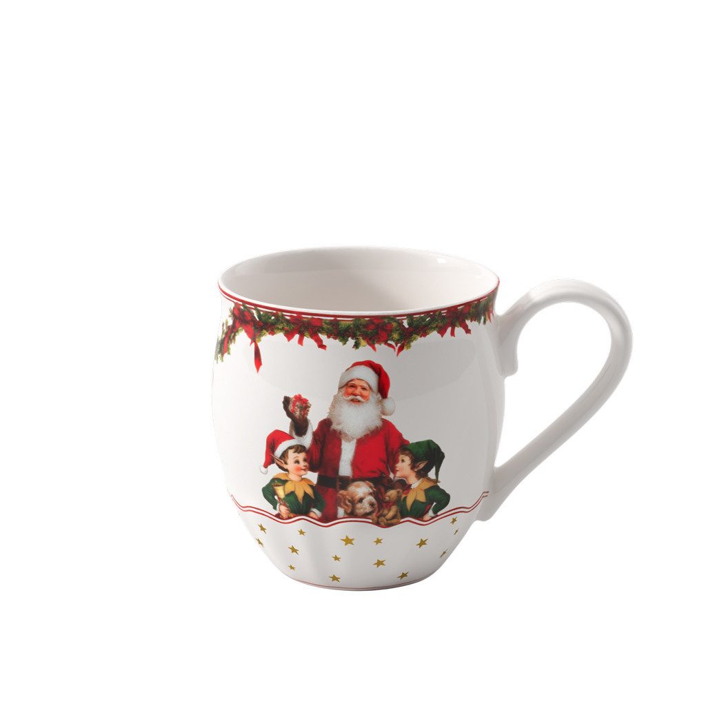 Villeroy & Boch Tasse Annual Christmas Edition Jahresbecher 2026, 1-tlg., Porzellan, Premium Porcelain, 1 Stck, Handwäsche empfohlen