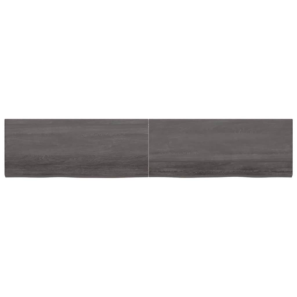 Behandelt Massivholz furnicato 200x40x(2-4)cm Tischplatte Eiche
