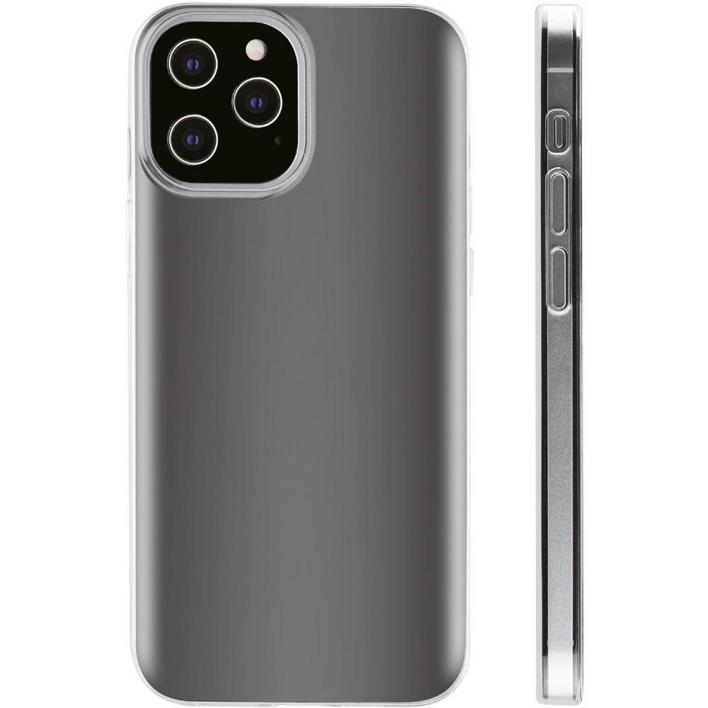 Vivanco Handyhülle Backcover Apple iPhone 12, iPhone 12 Pro, Induktives Laden, Spritzwasserfest, Staubdicht, Stoßfest, Wasserabweis