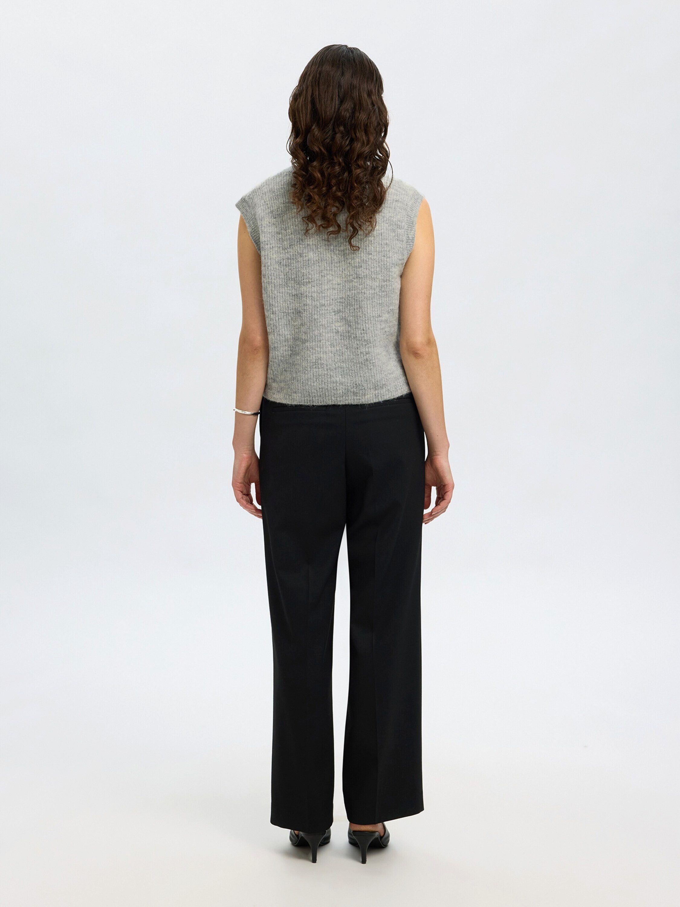 Selected Strickweste SLFLULU (1-tlg) Plain/ohne Details günstig online kaufen