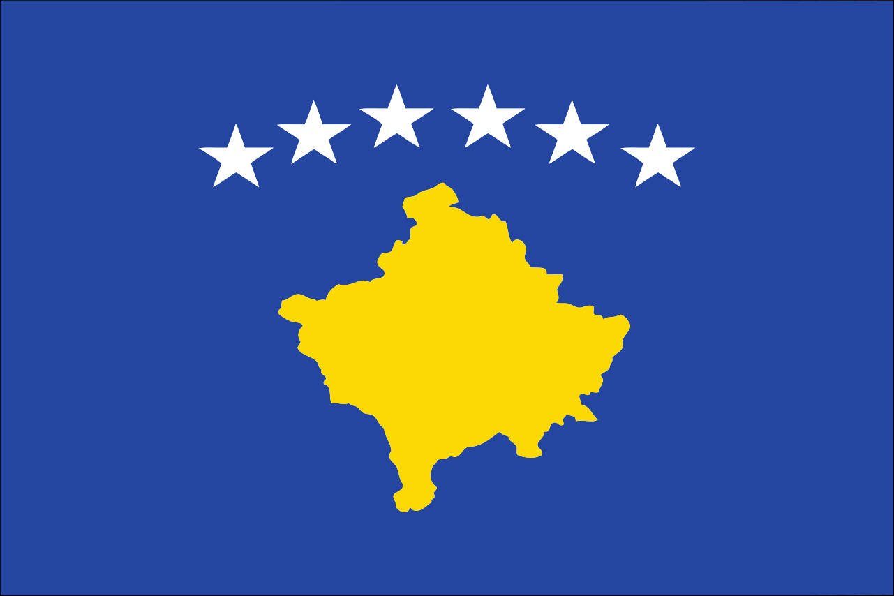 Kosovo Flagge g/m² flaggenmeer 80