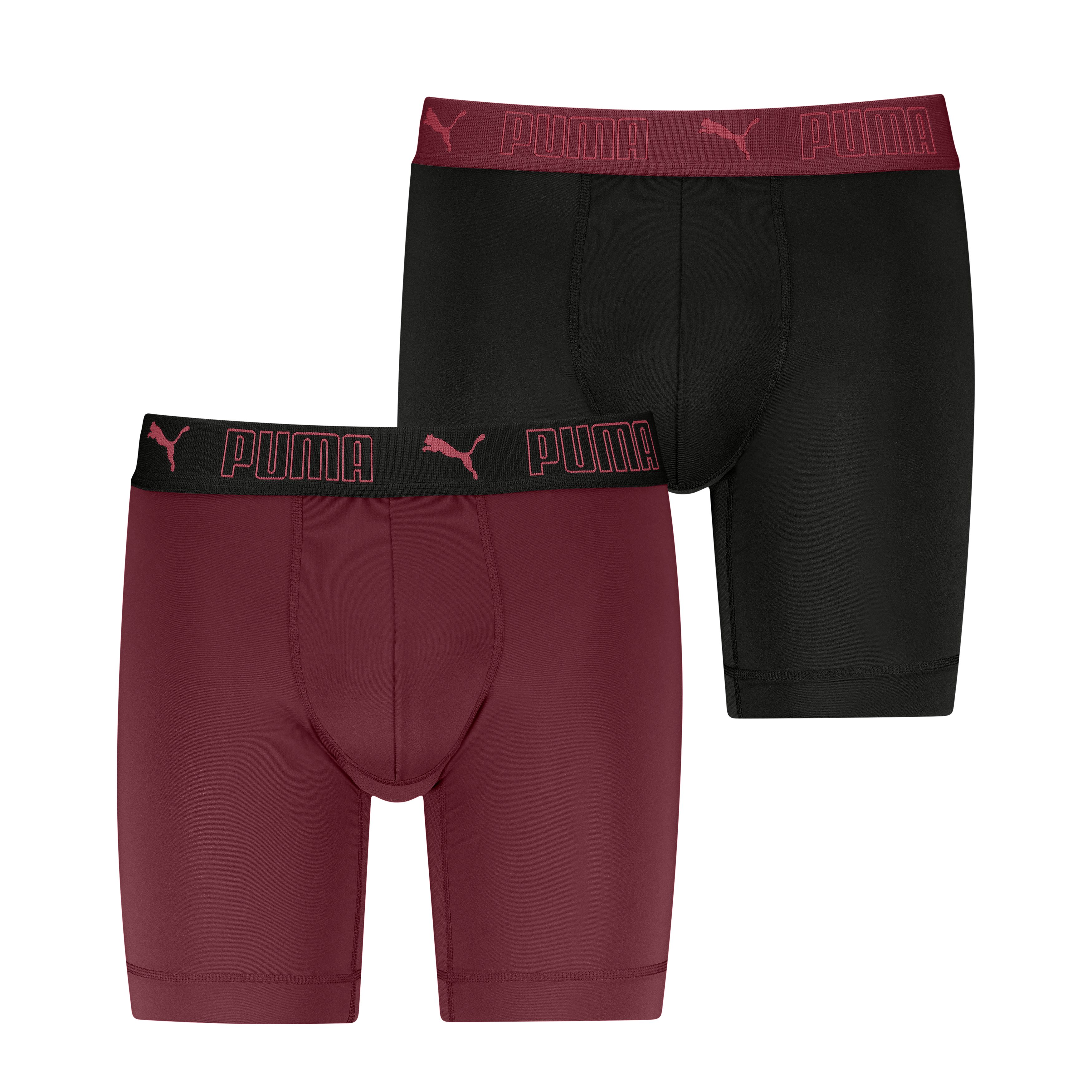 PUMA Boxershorts PUMA MEN SPORT MICROFIBER LONG BOXERS 2P (Packung, 2er Pac günstig online kaufen
