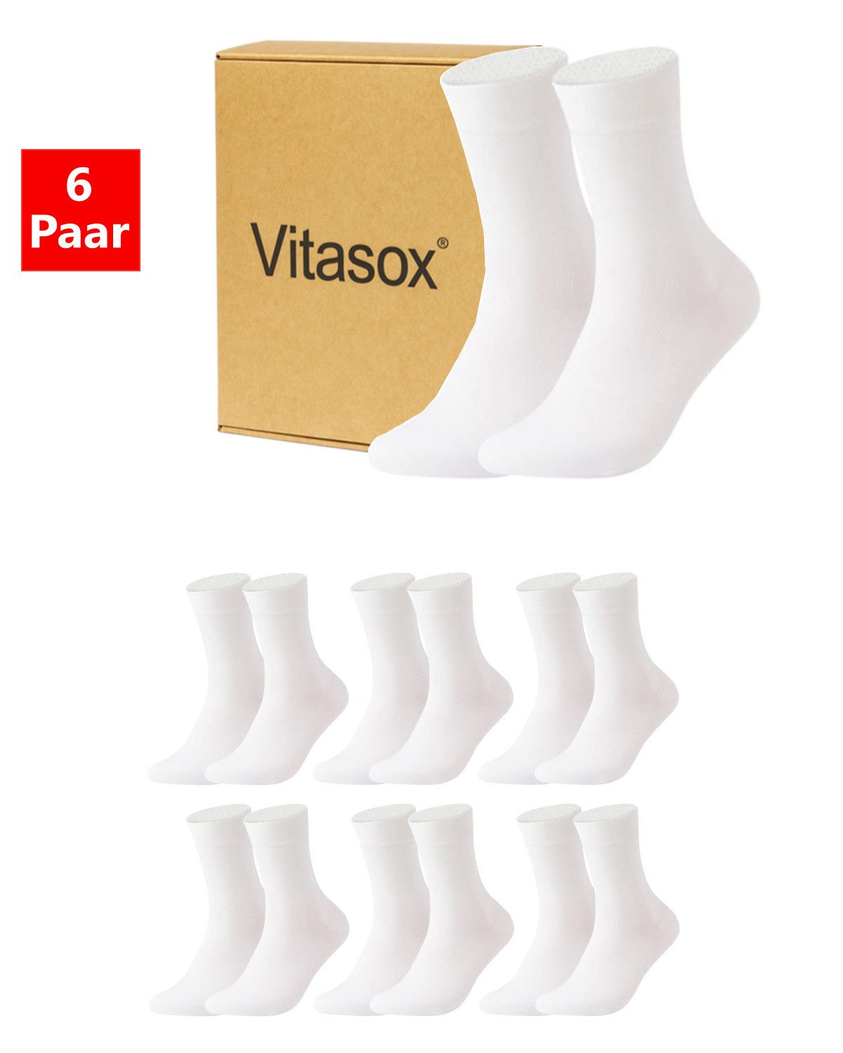 Businesssocken Herren Business Socken 6 Paar - komfortabel und elegant