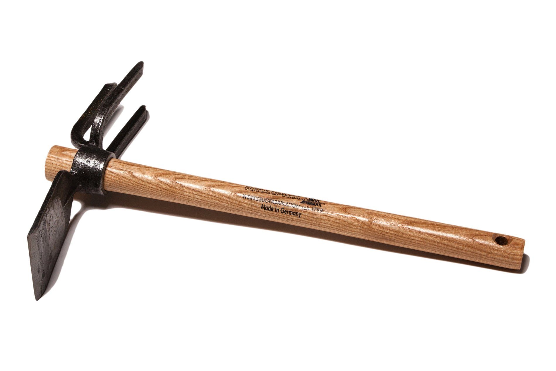 Krumpholz Gartenpflege-Set Krumpholz Unkraut- und Jätehacke mit Eschenstiel (40 cm)