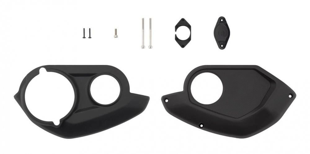 Haibike Blende Haibike TRK ALLTRACK Motorabdeckung Set mit Motorabdeckung Ladeanschl