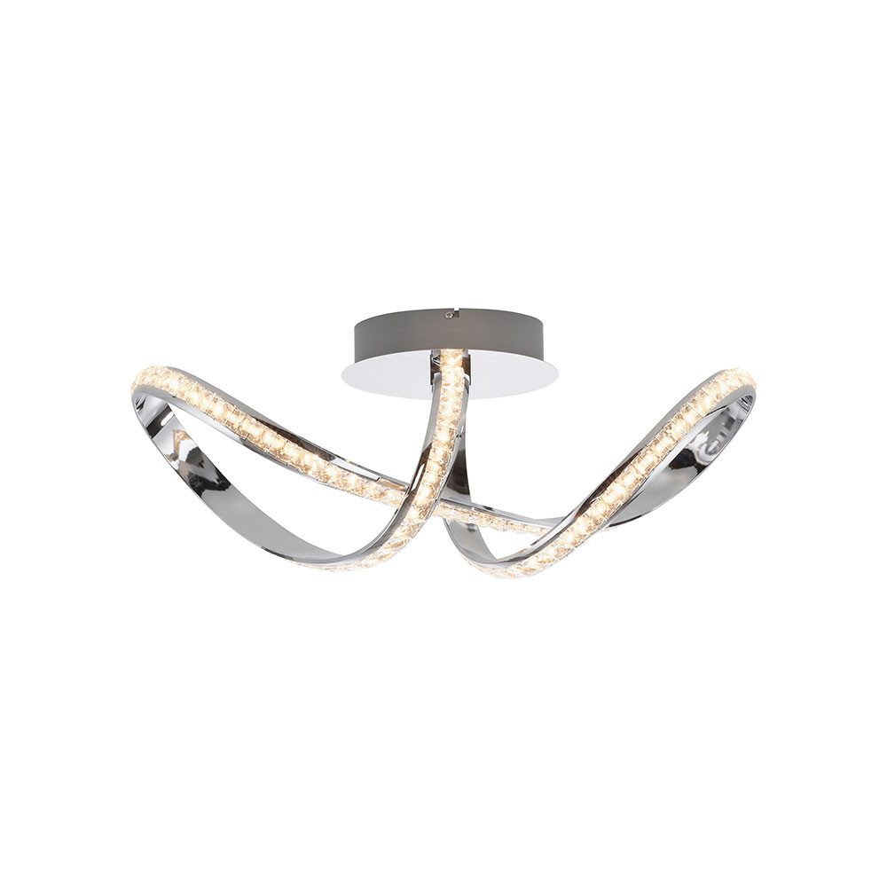 JUST LIGHT LED Deckenleuchte, LED-Leuchtmittel fest verbaut, Warmweiß, LED günstig online kaufen