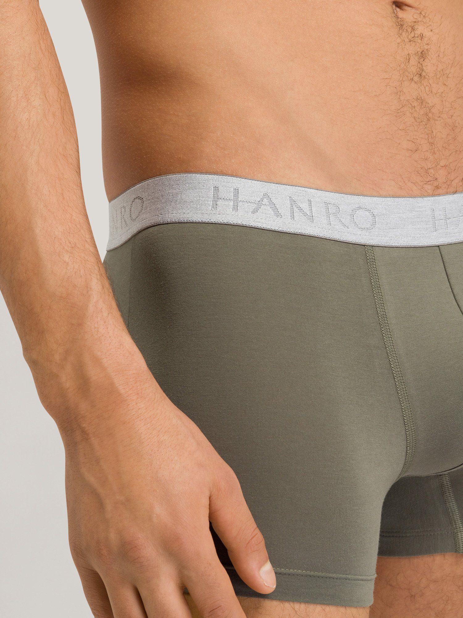 Hanro Retro green/ebony Cotton Pants antique Essentials 2-Pack (2-St)