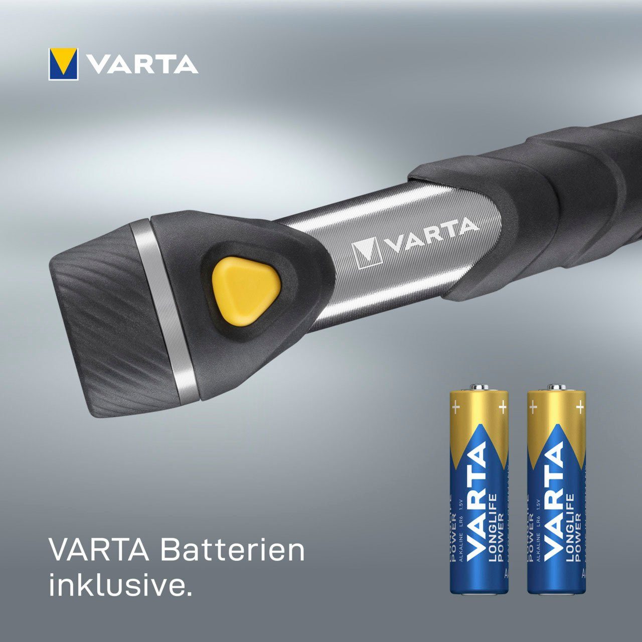 F20 Taschenlampe Handleuchte Light LEDs mit VARTA 9 Day Multi LED VARTA