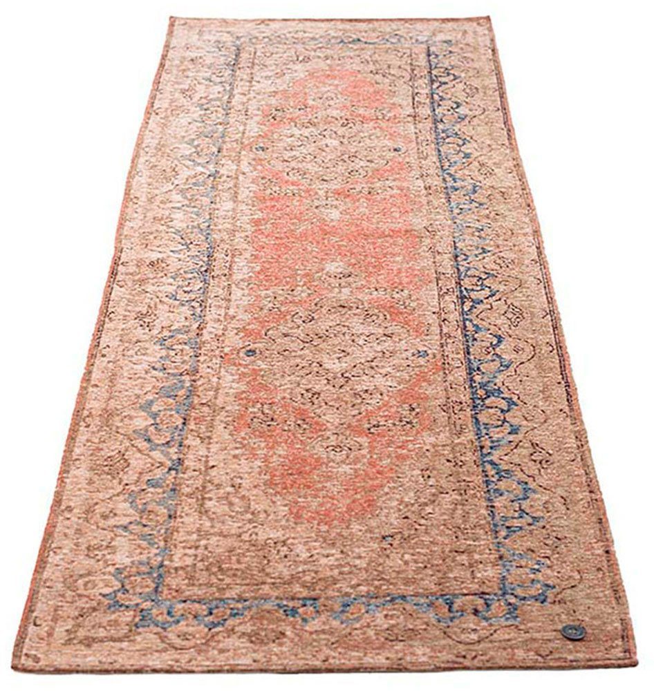 TOM TAILOR HOME Teppich Funky Orient Keshan, rechteckig, Höhe: 5 mm, Kurzflor, Orient-Optik, Vintage Design, mit Bordüre, auch als Läufer