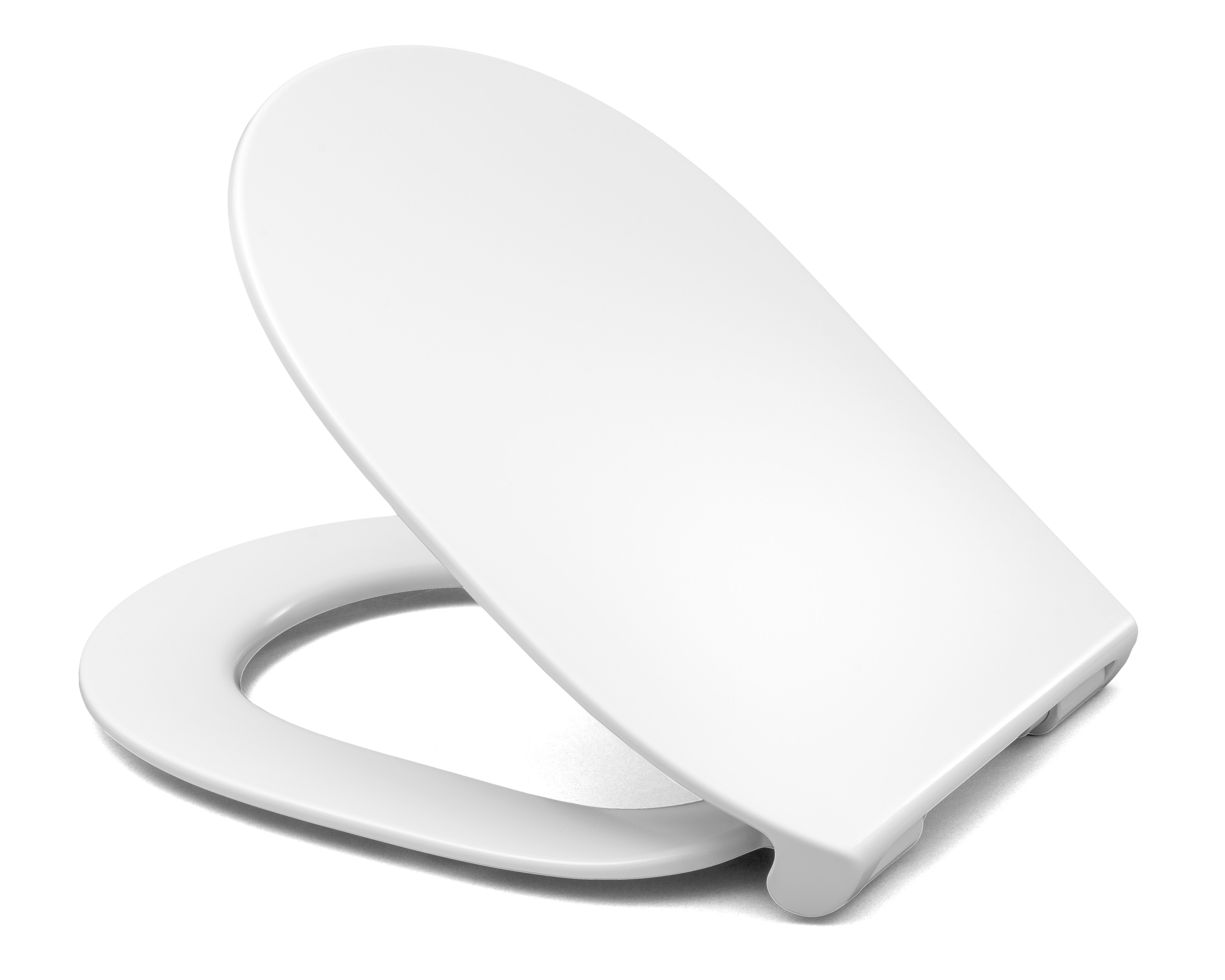 Hamberger WC-Sitz HARO Toilettensitz Tablas Slim SoftClose WC-Sitz weiß alpin, mit