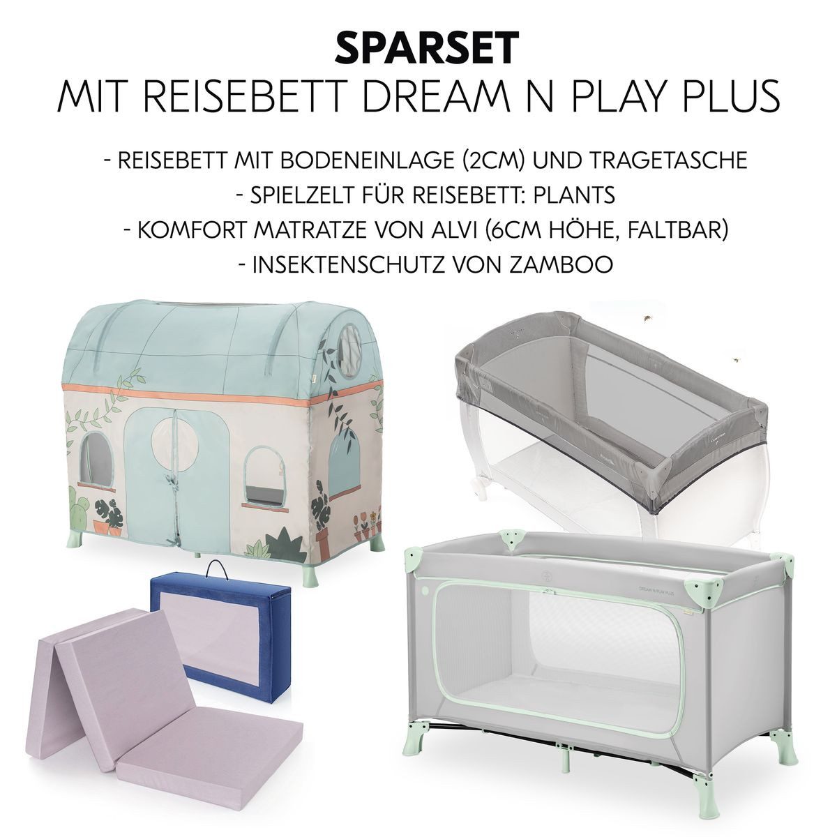 Hauck Baby-Reisebett Dream N Play Plus günstig online kaufen