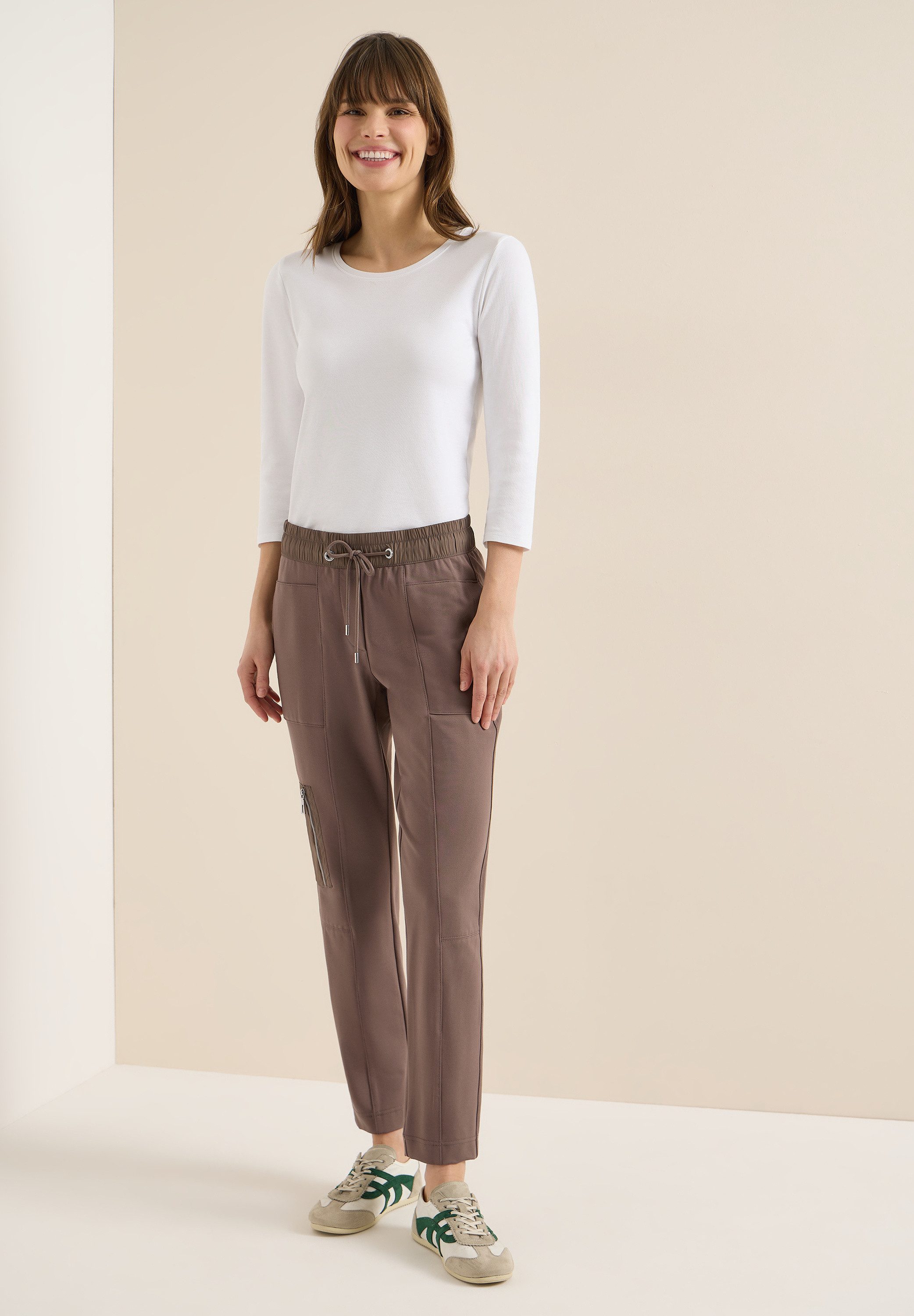 CECIL Stoffhose Middle Waist