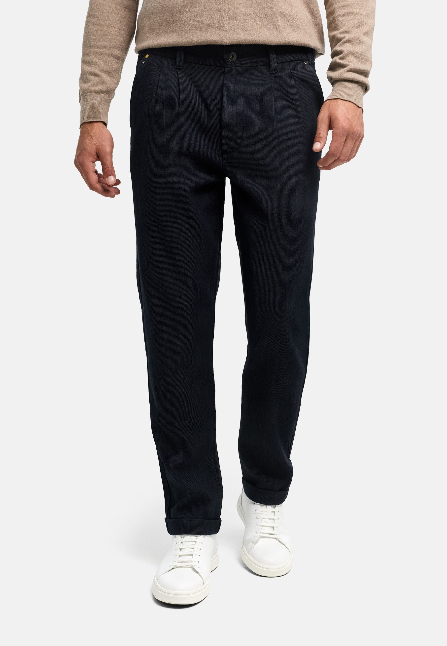 INDICODE Chinohose Herren INQuomoore Jeans aus Baumwolle Freizeithose aus 100% Baumwolle, Reißverschluss