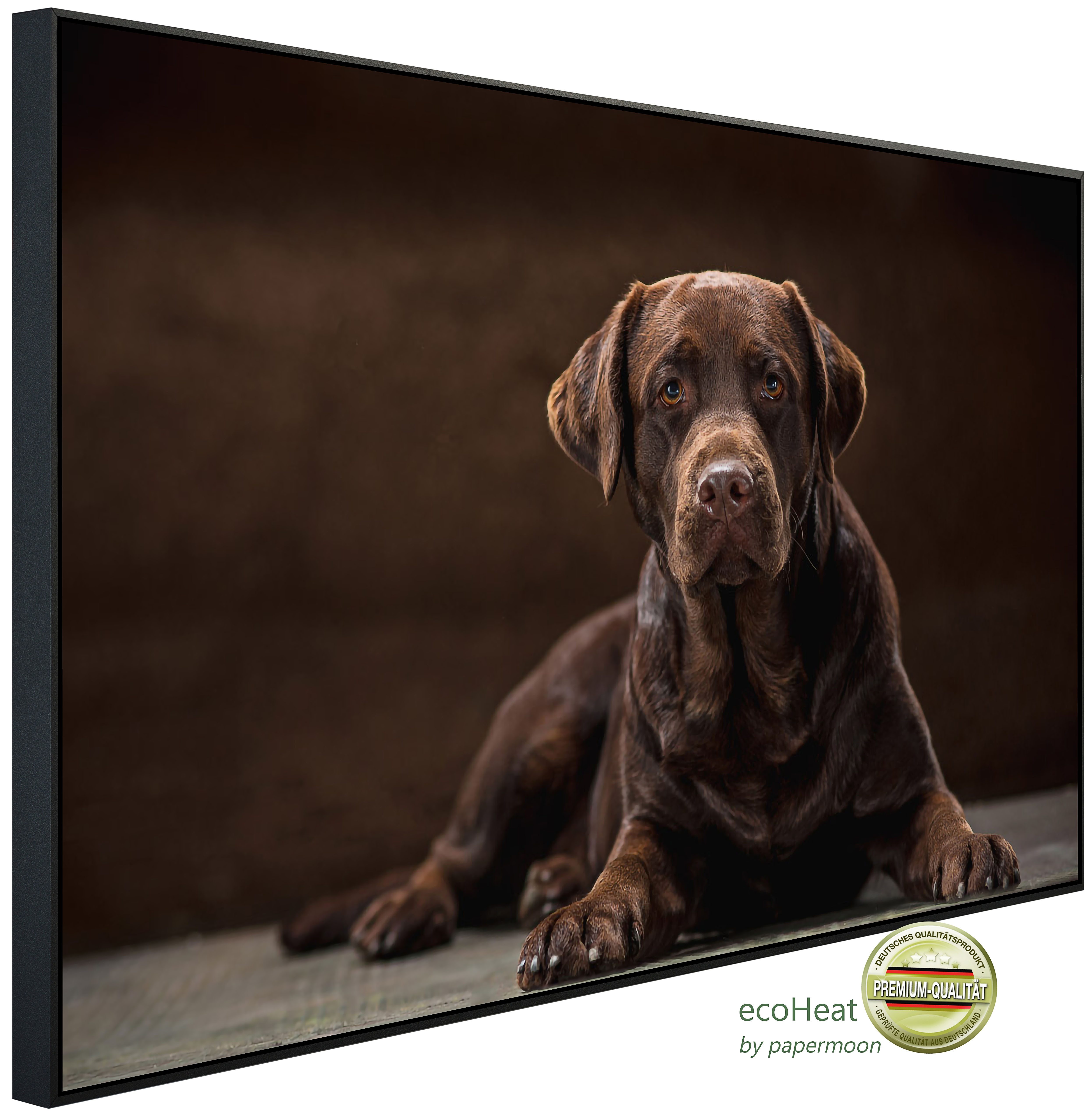 Papermoon Infrarotheizung INFRAROT-BILD-HEIZUNG, hund, TÜV-Rheinland/GS zertifiziert, angenehme Strahlungswärme