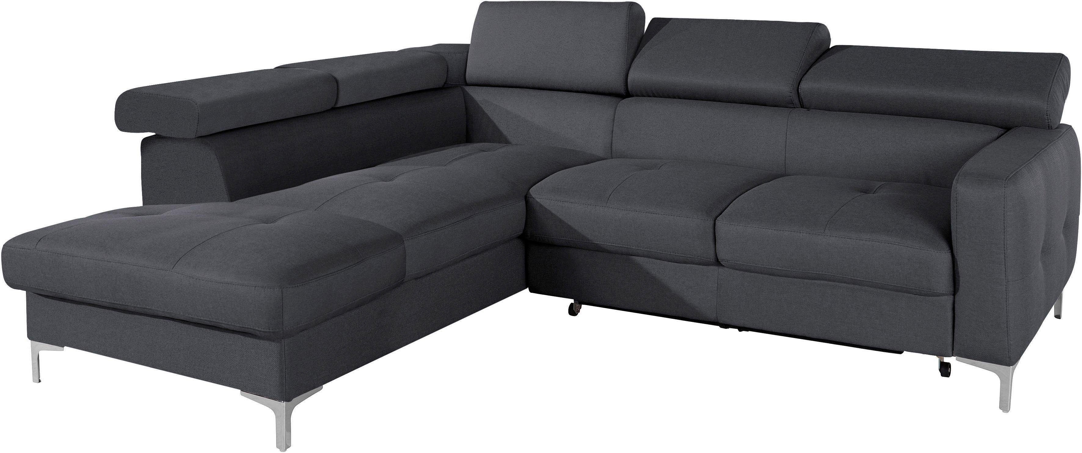 COTTA Polstergarnitur Sammy L-Form, (Set), Set bestehend aus: Ecksofa mit K günstig online kaufen