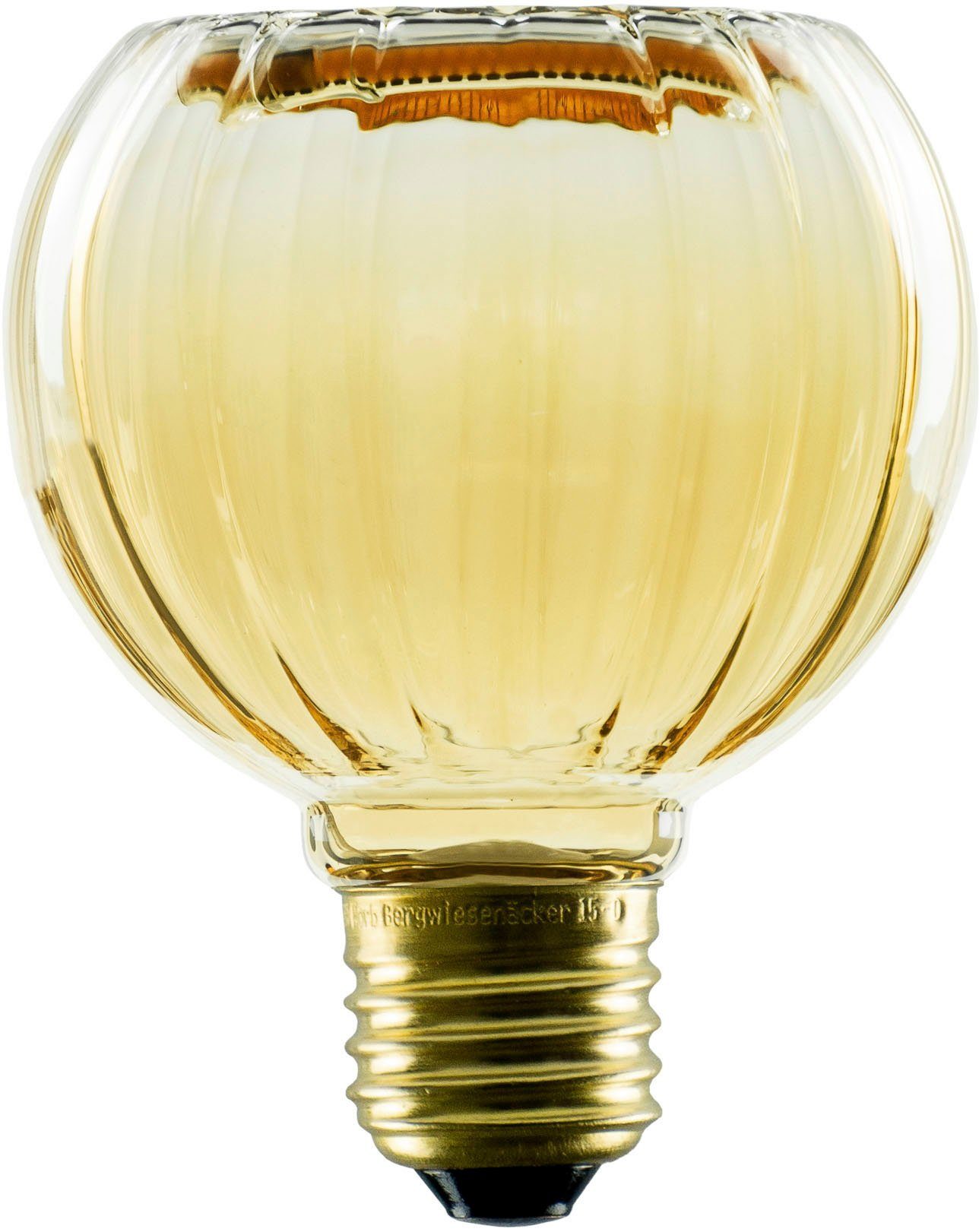 SEGULA LED-Leuchtmittel LED Floating Globe 80 straight gold, E27, 1 St., Extra-Warmweiß, LED Floating Globe 80 straight gold, E27, 4W, CRI 90, dimmbar