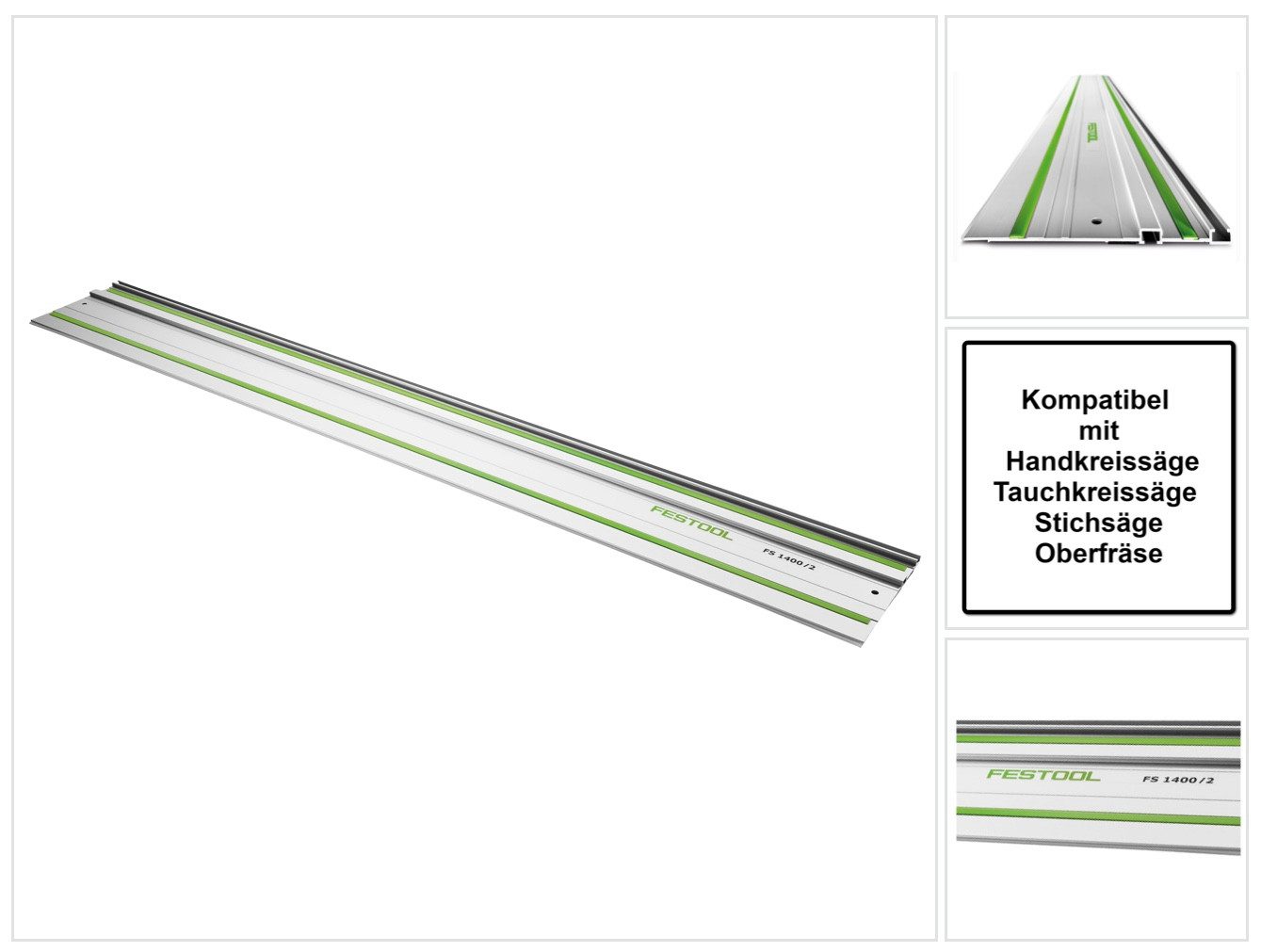FESTOOL Maschinen-Führungsschienen FS 1080/2 Führungsschiene 1080 mm (491504) für Hand, Tauch und Stic