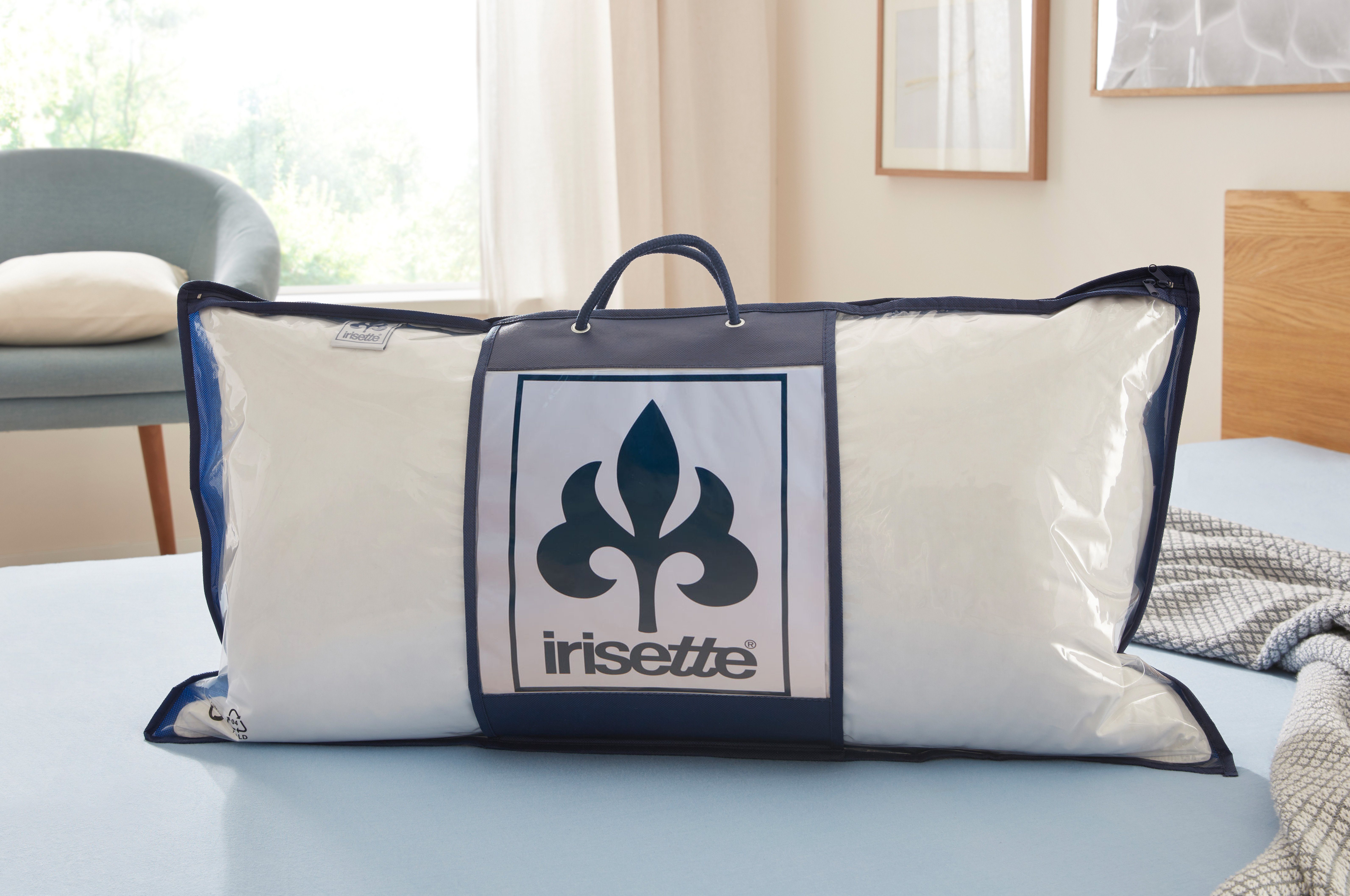 Irisette Naturfaserkissen Kissen TENCEL™, Füllung: 100% Polyester - Hohlfaserkugeln, Bezug: soft wohlfühlend, Seitenschläfer, Bauchschläfer, Rückenschläfer, pro – Bild 4 von 5
