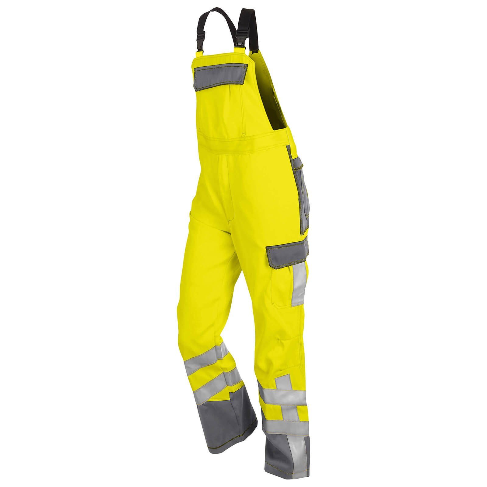 Kübler Arbeitshose Kübler Safety 7 Latzhose PSA 3 warngelb/anthrazit