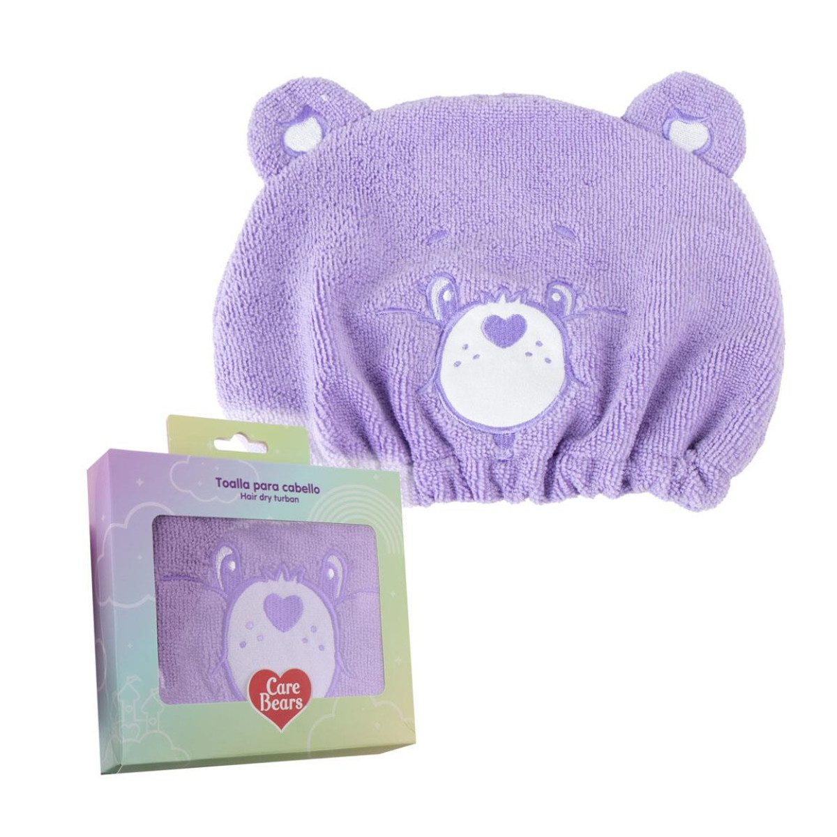 Cerda Handtuch Care Bears Hair Towel – Weiches Turban Handtuch für Damen