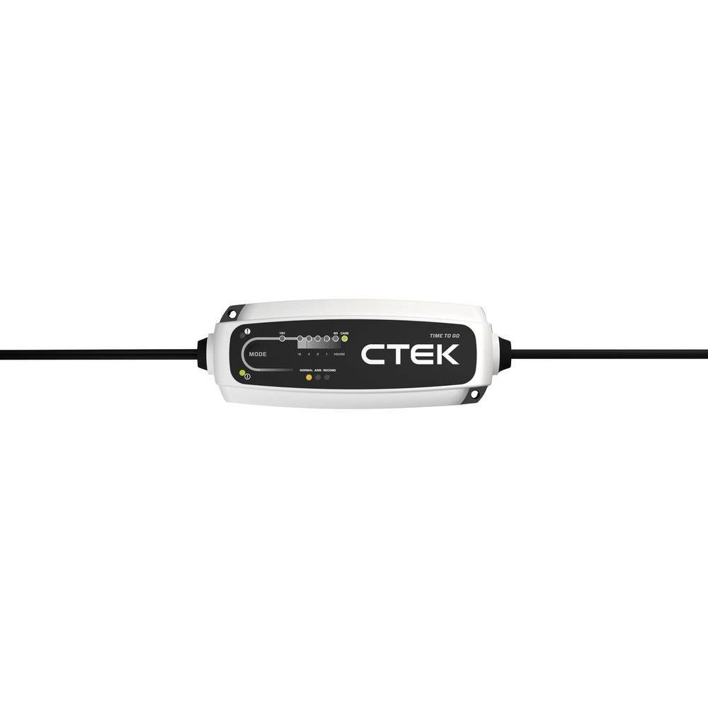 CTEK Hochfrequenzladegerät 12 V 5 A 40-161 Autobatterie-Ladegerät (Akkutest, Auffrischen, Regenerieren, verschiedene Ladeprogramme)