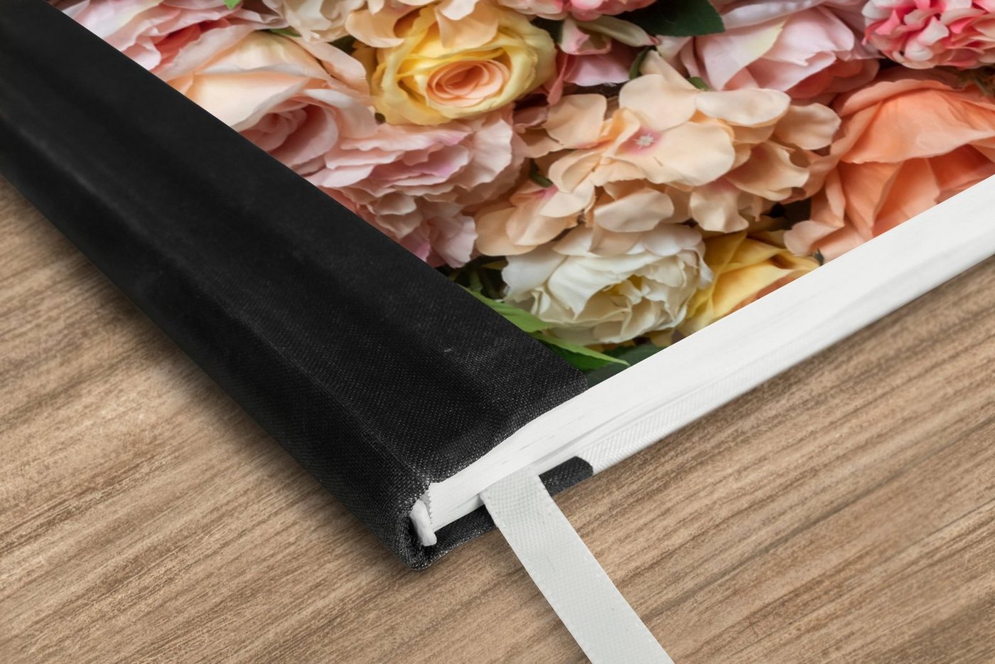 Thumbnail - MuchoWow Notizbuch Rosen - Farben - Wand, Notebook, Notizblock a5, Tagebuch, Journal Liniert