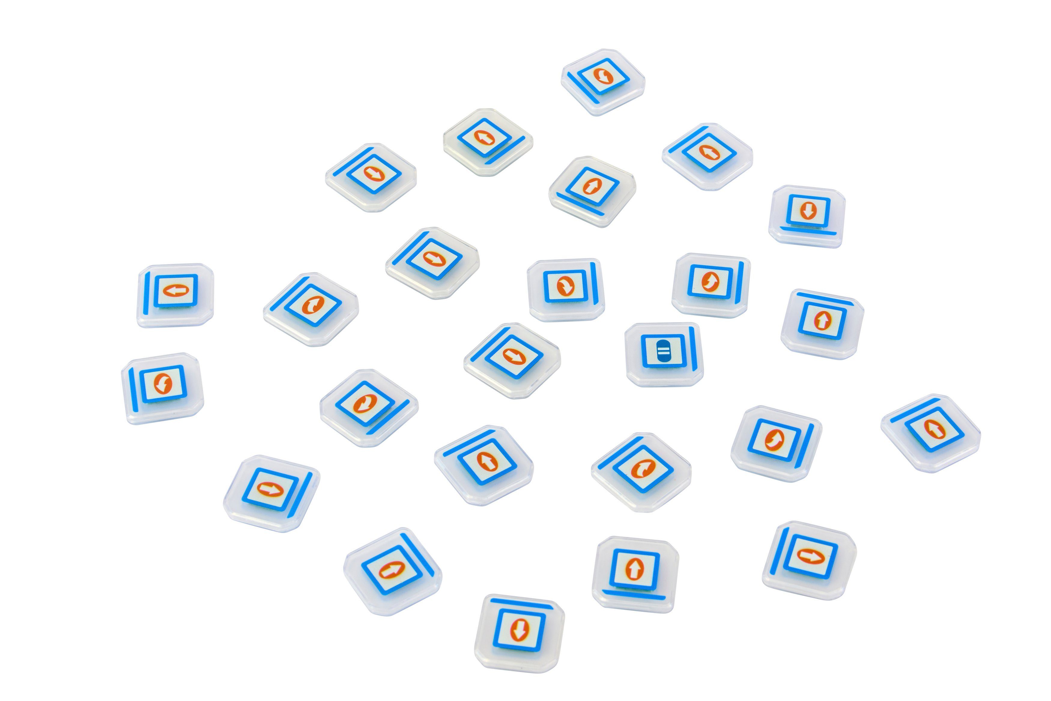 tts Lernroboter Plättchen für Programmierleiste Pro, Standardset - Bewegungen