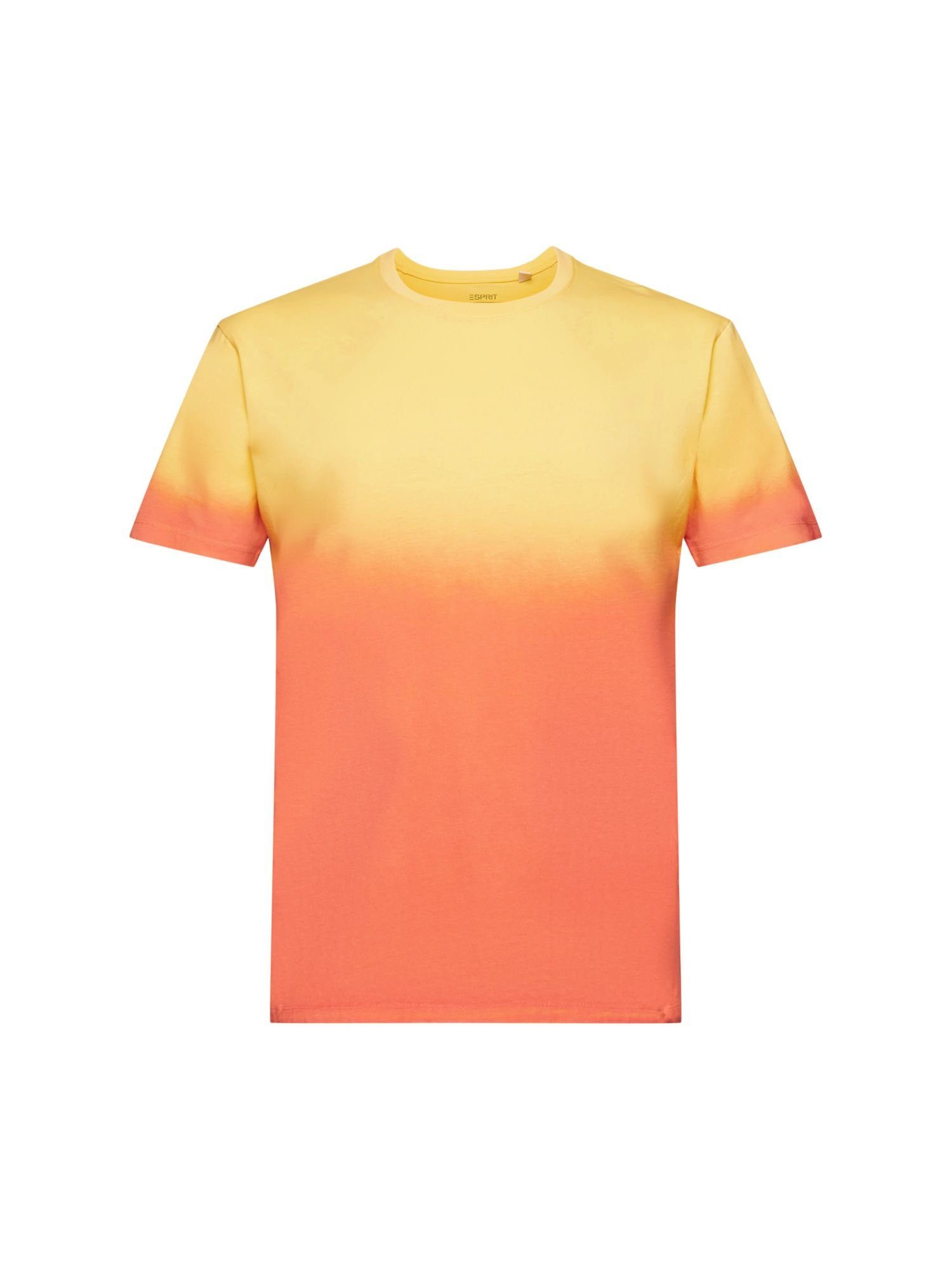 edc by Esprit T-Shirt Zweifarbig blass gefärbtes T-Shirt (1-tlg)