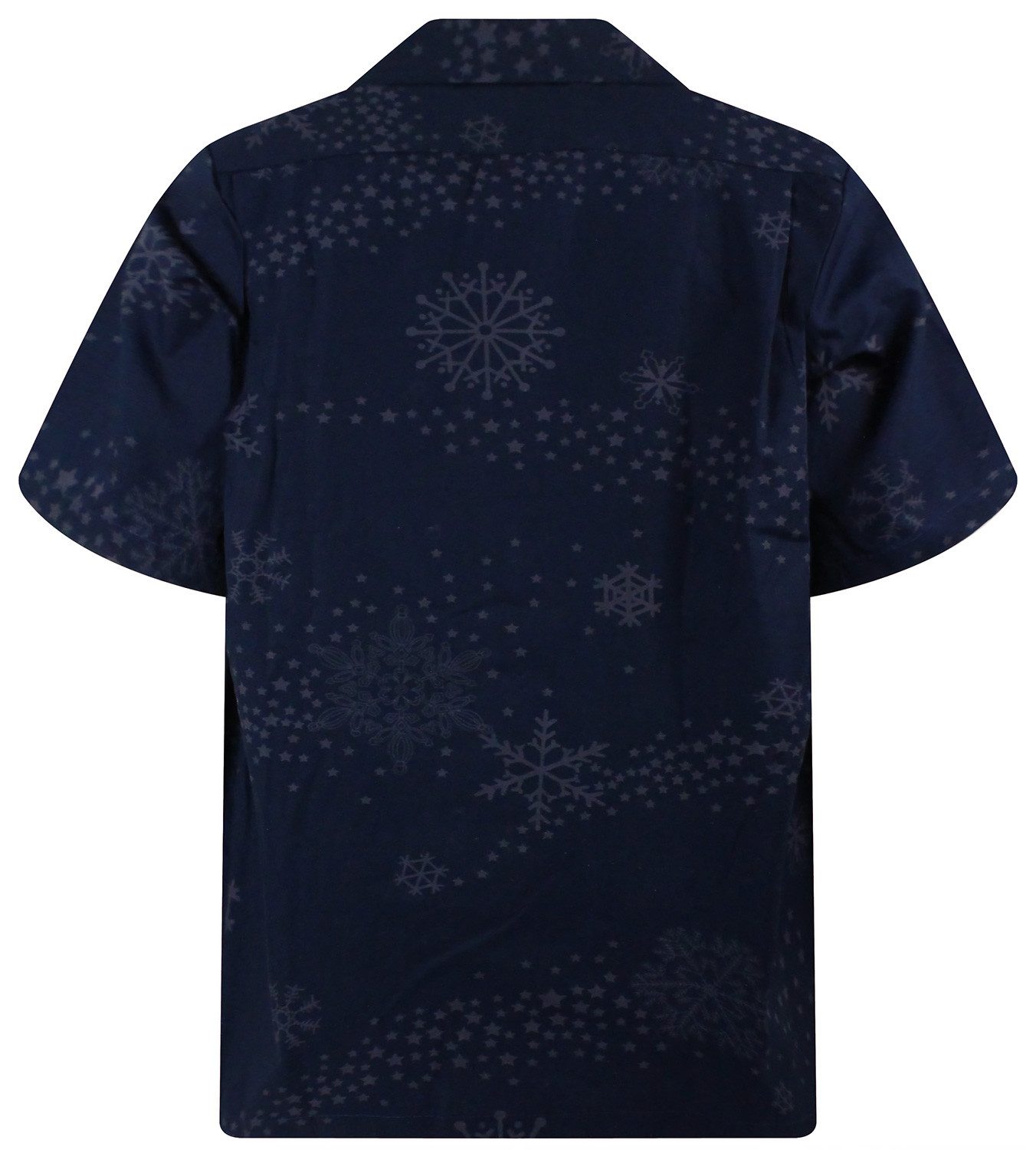 Pacific Legend Hawaiihemd Christmas Vertikal Original Hawaiihemd mit 100% Kokosnuss-Knöpfen
