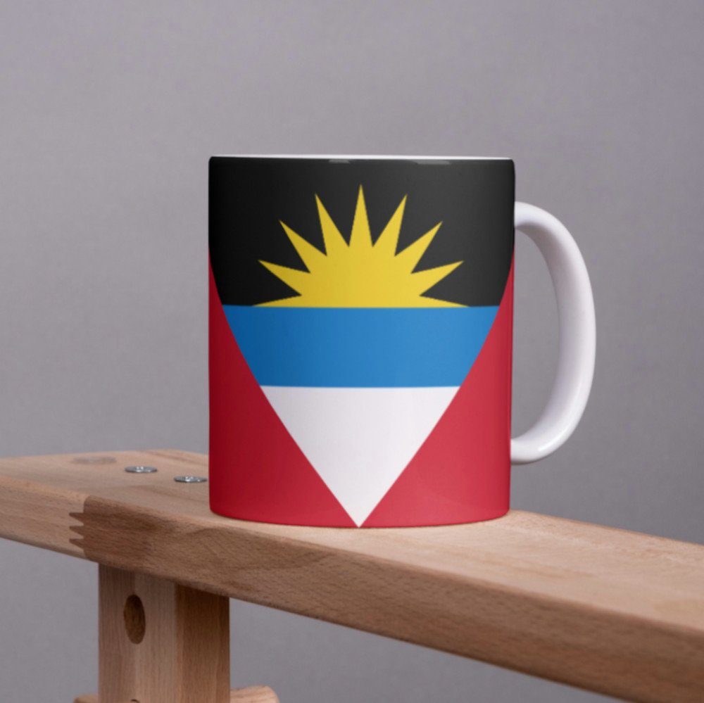 Tinisu Tasse Antigua und Barbuda Tasse Flagge Pot Kaffeetasse National Becher
