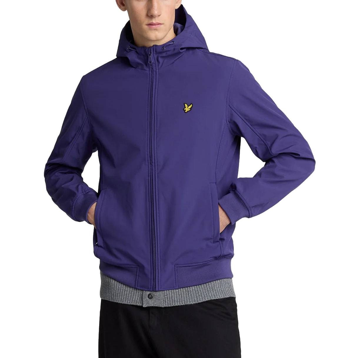 Lyle & Scott Softshelljacke Jacke Lyle & Scott Mesh Black Softshell