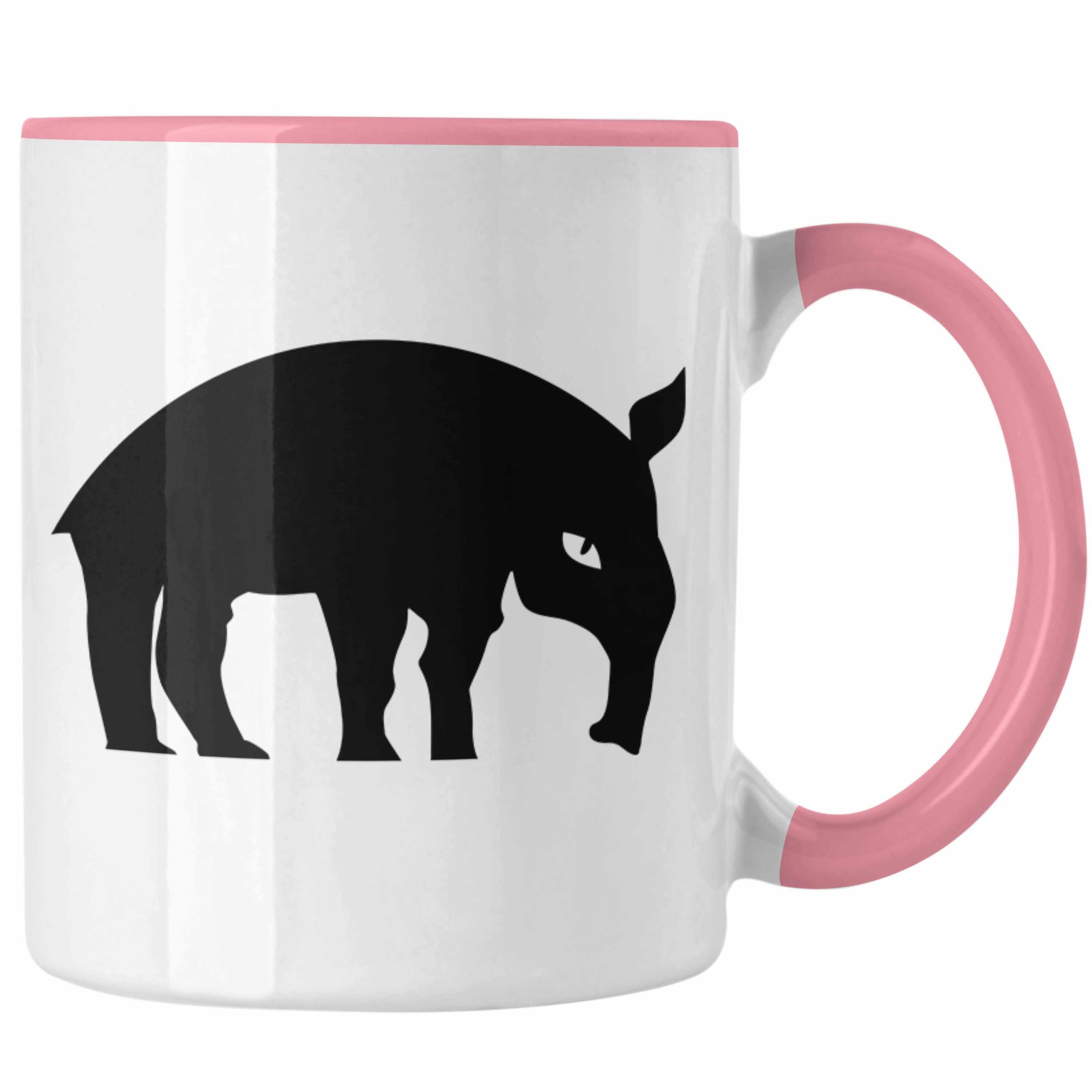 Ameisenbär Rosa Trendation Lustige Tasse Tasse