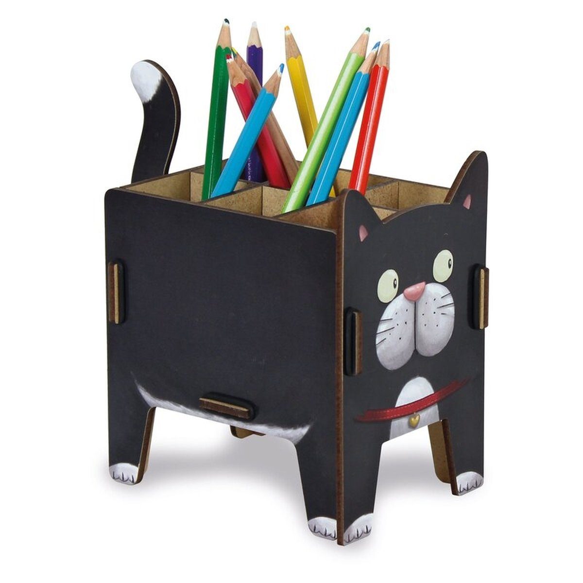 WERKHAUS® Organizer Werkhaus Stiftebox "Vierbeiner Katze" WE7113 Stiftehalter Stifteköcher