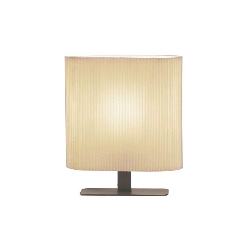 HOME DELUXE Schreibtischlampe Leuchte SUKO, Angenehmes, blendfreies Licht, Tischleuchte mit langem Stoffschirm