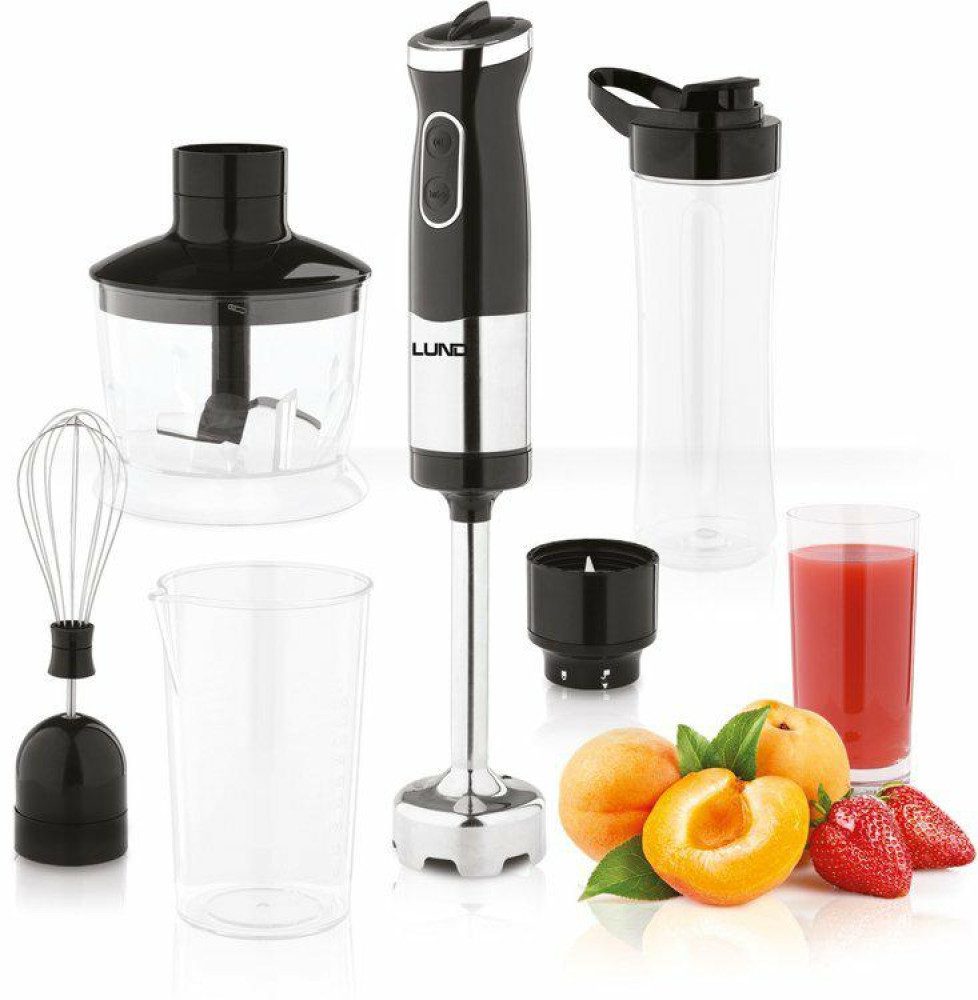 Lund Stabmixer LUND Multifunktionaler Stabmixer 4in1 700W mit Zubehör