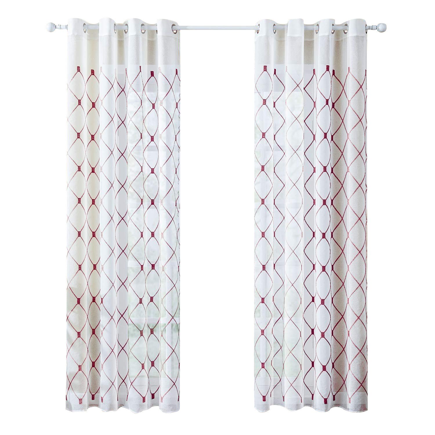 BYSURE Gardine, Ösen (2 St), transparent, günstig online kaufen