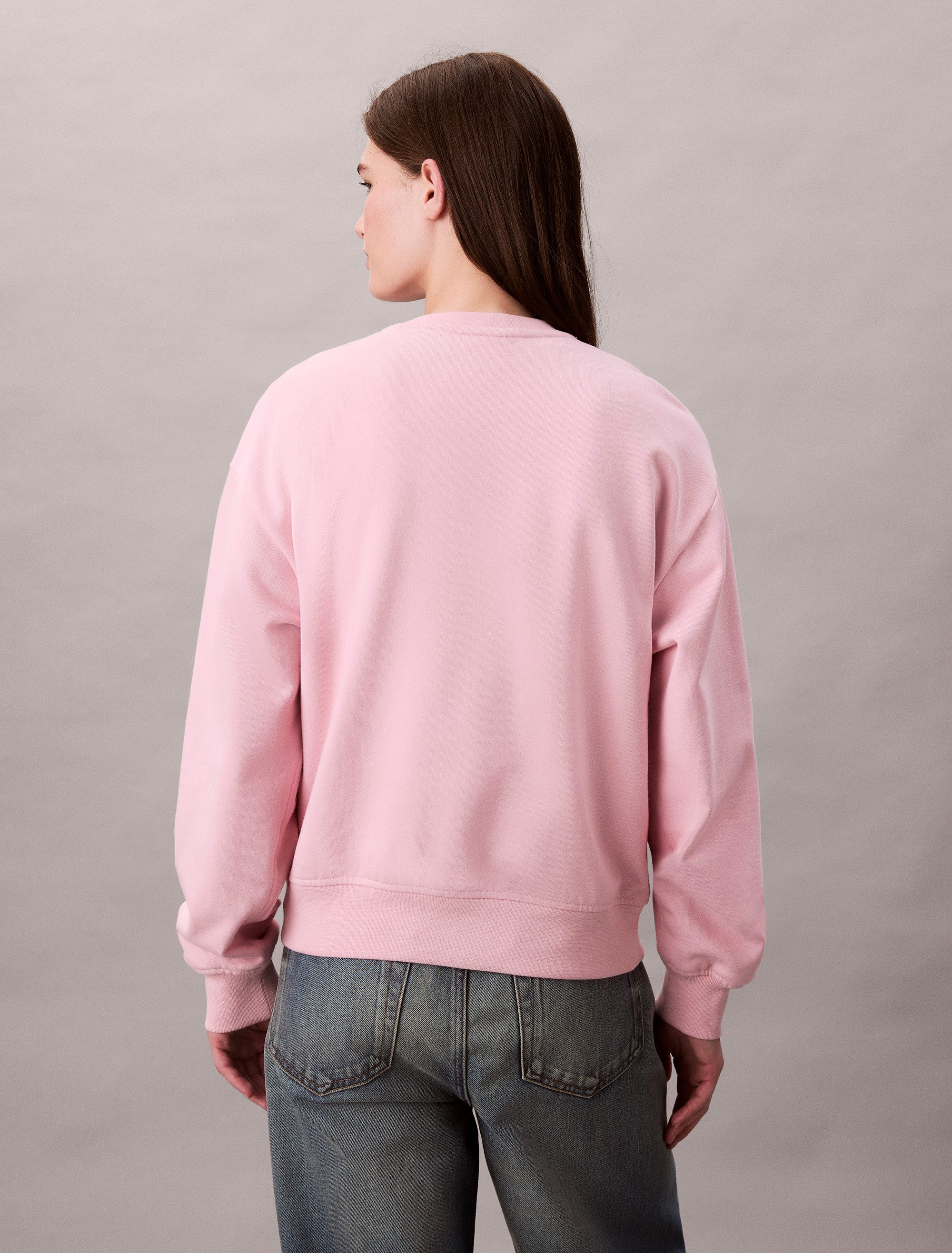 Calvin Klein Jeans Sweatshirt LS MONOLOGO FRENCH TERRY RLXD CR, Logoschriftzug