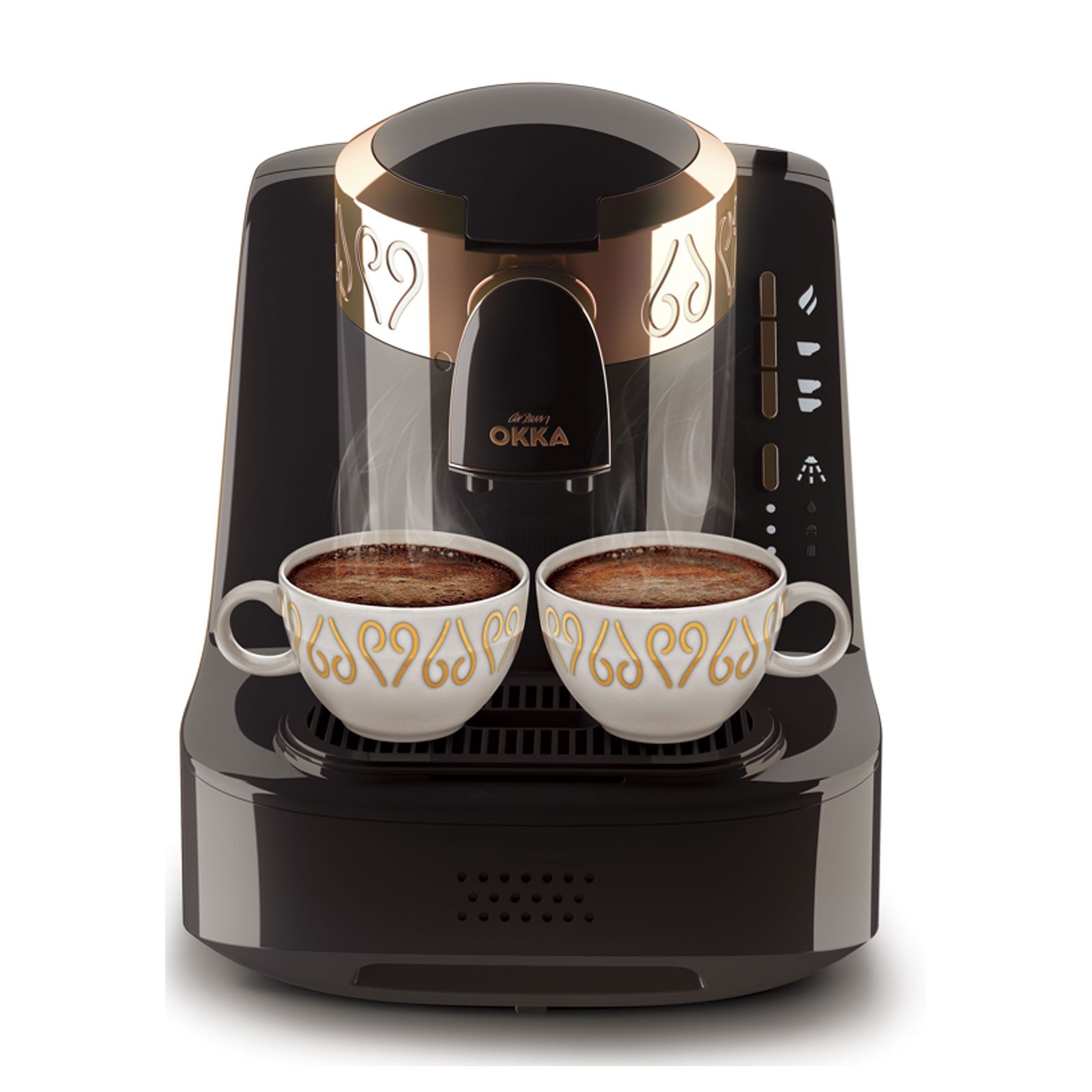 Arzum Kaffeevollautomat arzum Mokka-Automat, Bedienung über Tasten