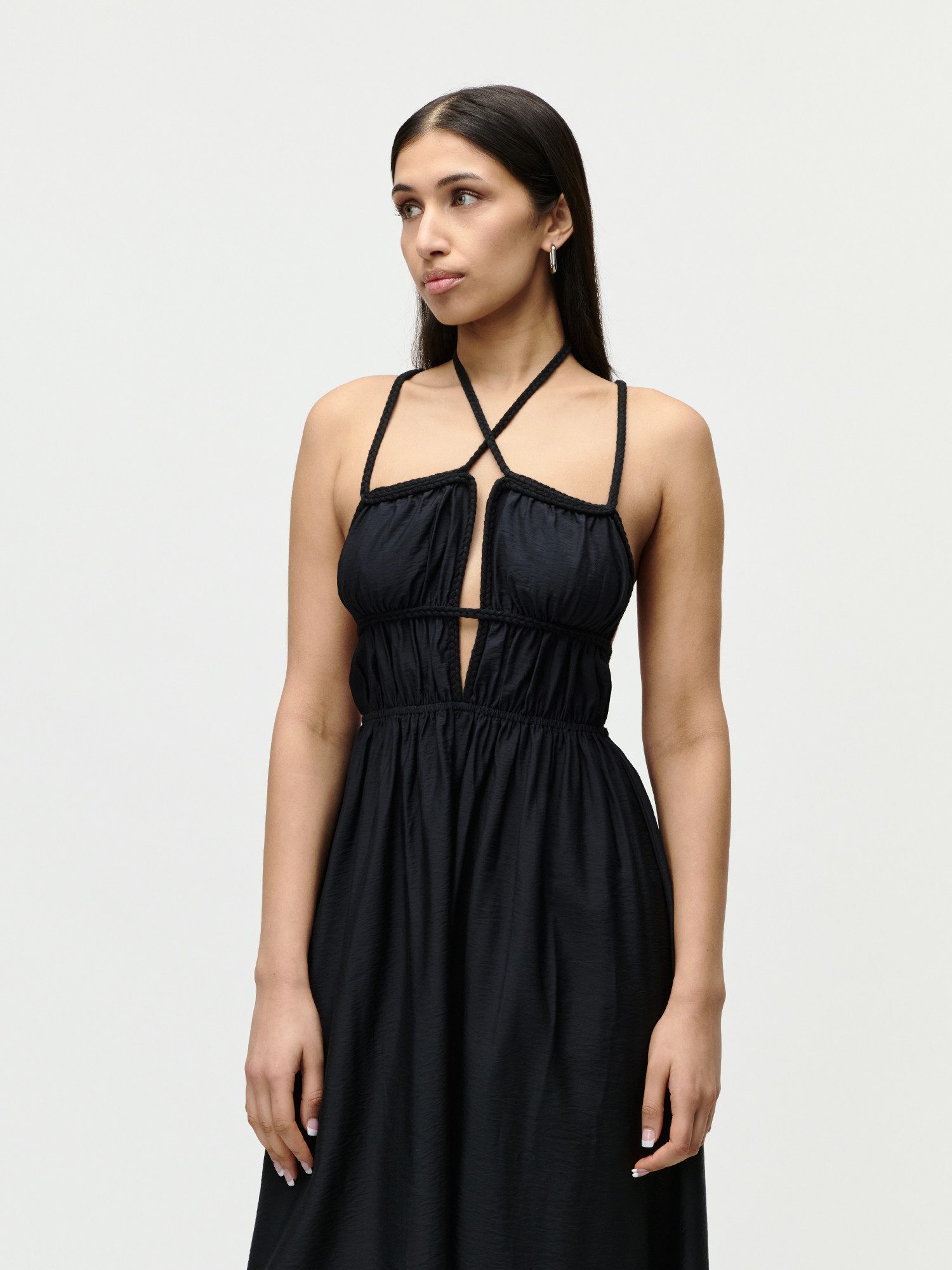 LeGer Maxikleid Hanke, LeGer by Lena Gercke Regular fit mit Kordeln zum Binden