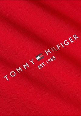 Tommy Hilfiger Rundhalsshirt GLOBAL STRIPE PREP TEE mit Streifen in TH-Farben an beiden Ärmeln