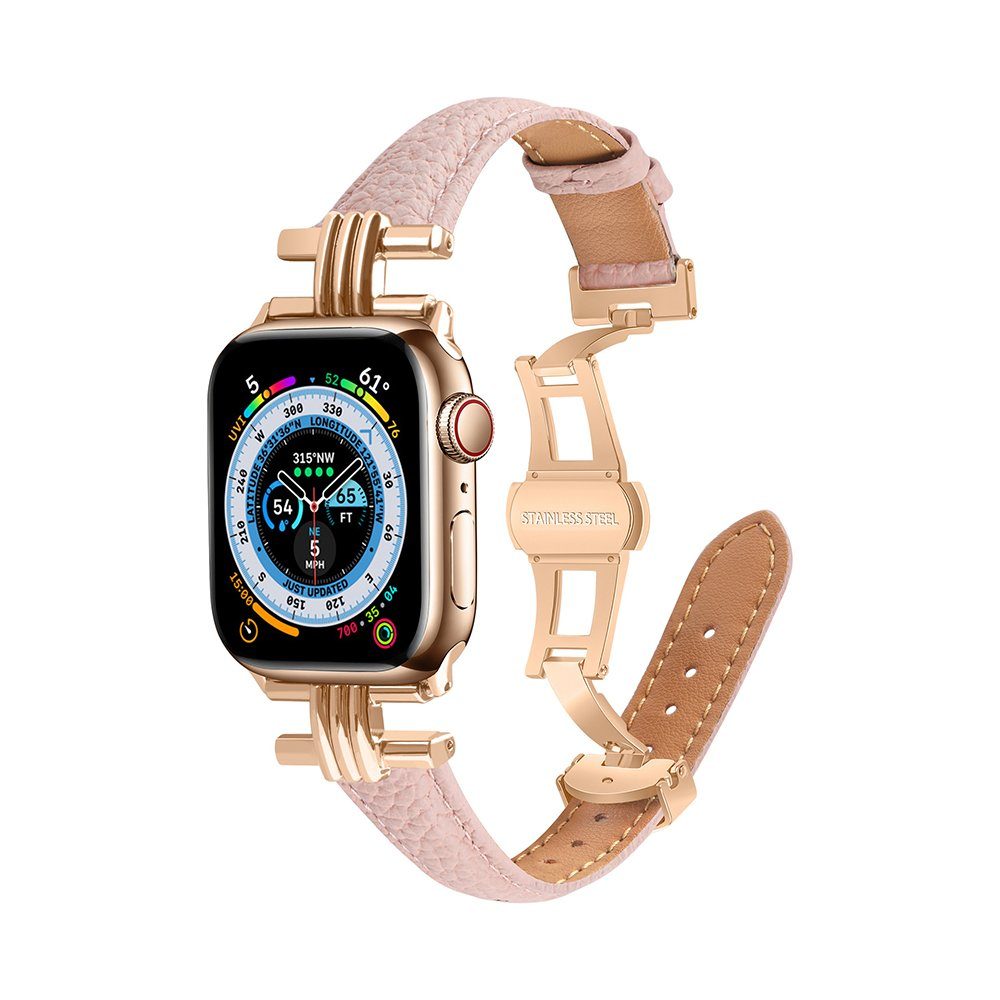 Armband Watch Rosa 49mm 42mm, 45mm Uhrenarmband mit 44mm Apple Kompatibel FELIXLEO