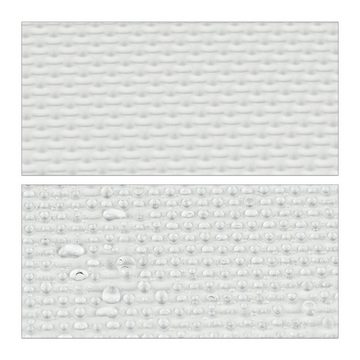 relaxdays Bodenschutzmatte 48 x Bodenschutzmatte weiß 30x30cm
