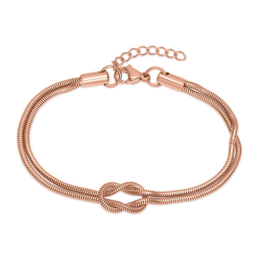 Unique Armband Roségoldenes Liebesknoten Partnerarmband günstig online kaufen