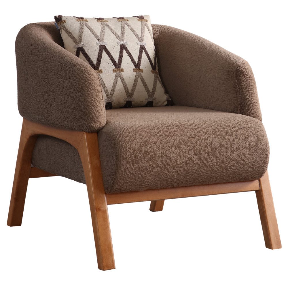 Villa Möbel Sessel Grande (1-tlg), Ideal für Wohnzimmer, Lounge oder stilvolle Wartebereiche