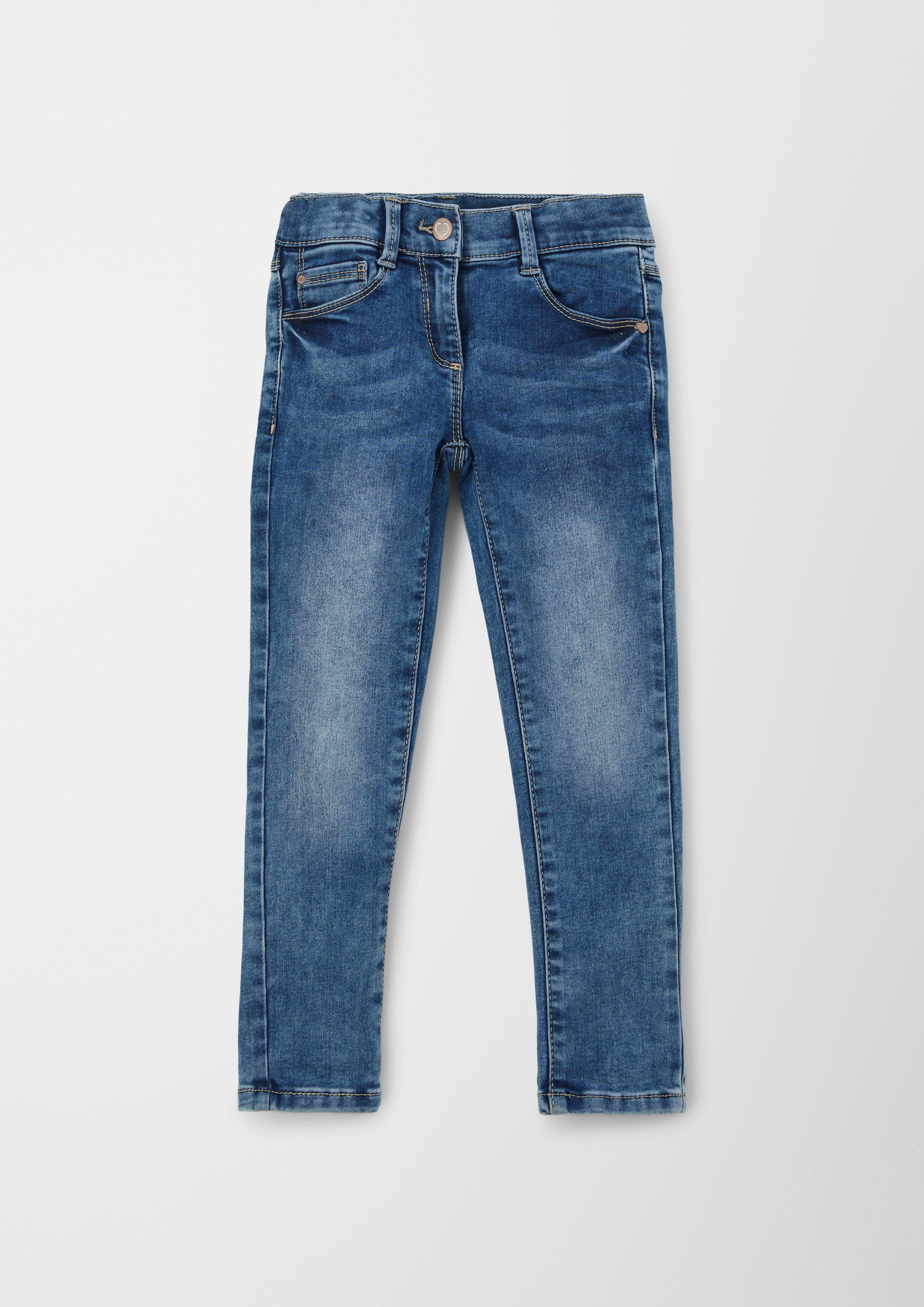 s.Oliver Junior s.Oliver Stoffhose Jeans Skinny Kathy / Slim Fit / Mid Rise / Skinny Leg Waschung