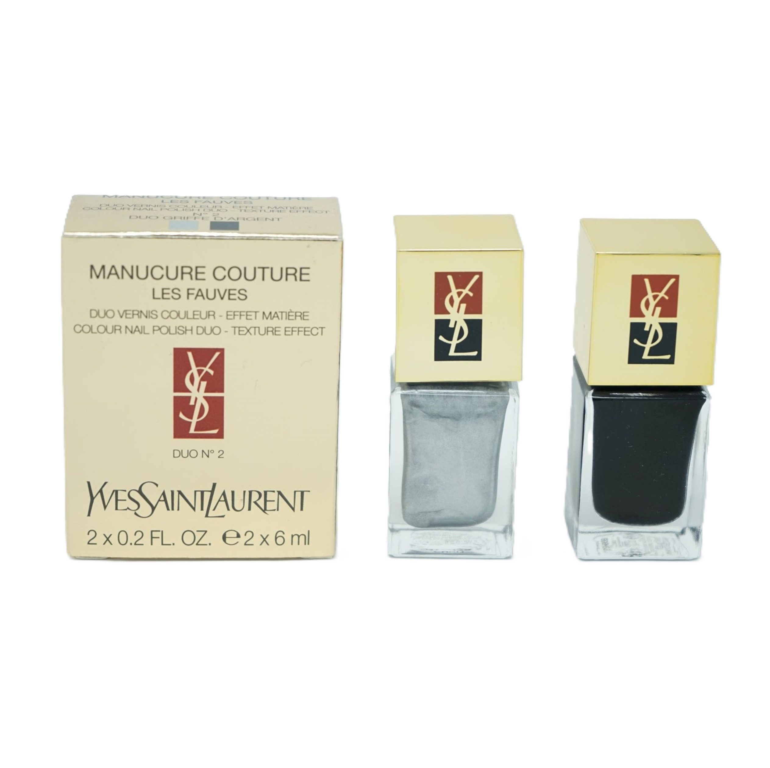 YVES SAINT LAURENT Nagellack Yves Saint Laurent Nagellack Duo-Nail No2 Griffe D'Argent