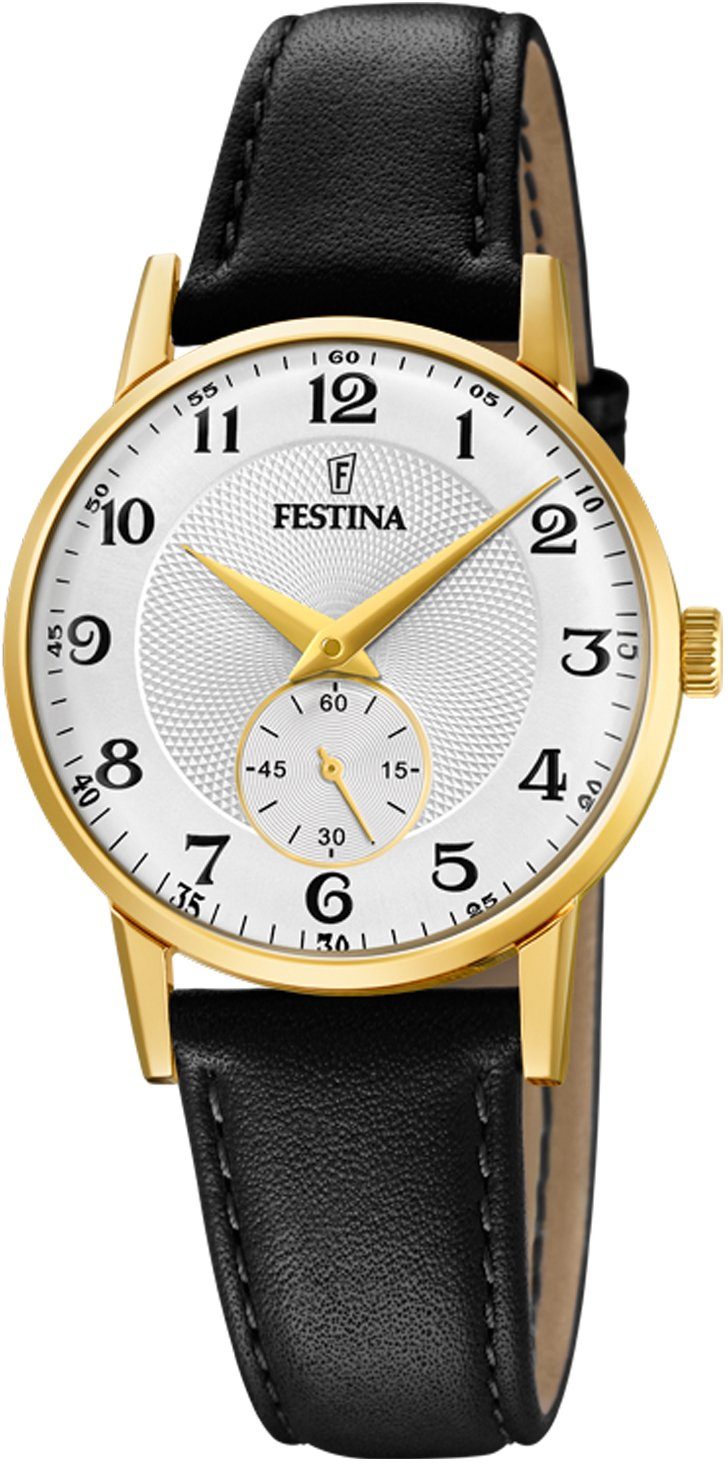 Festina Quarzuhr Retro, F20571/1, Armbanduhr, Damenuhr