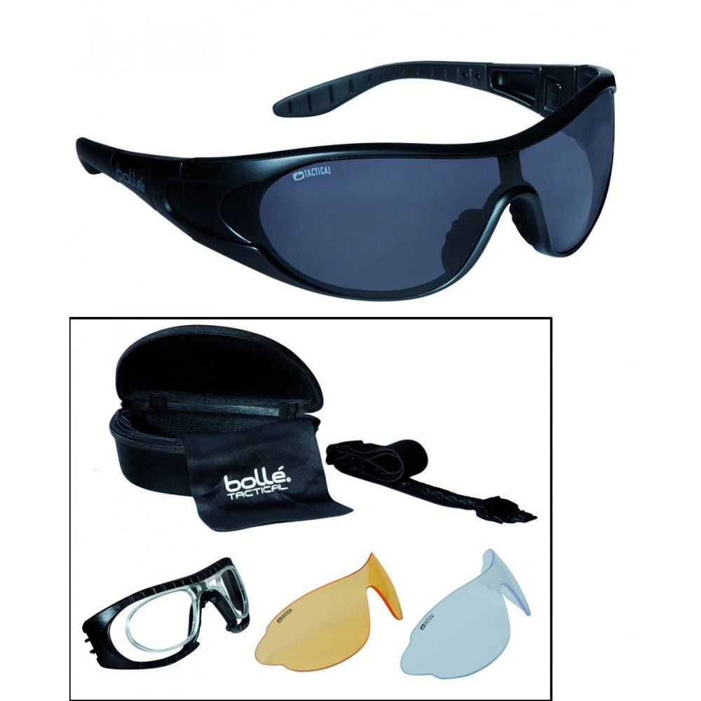 TACT. BOLLÉ® Entspricht Sicherheitsanforderungen M.3 ′RAIDER′ Sportbrille BRILLE WECHSELSCHEIBEN, Bolle