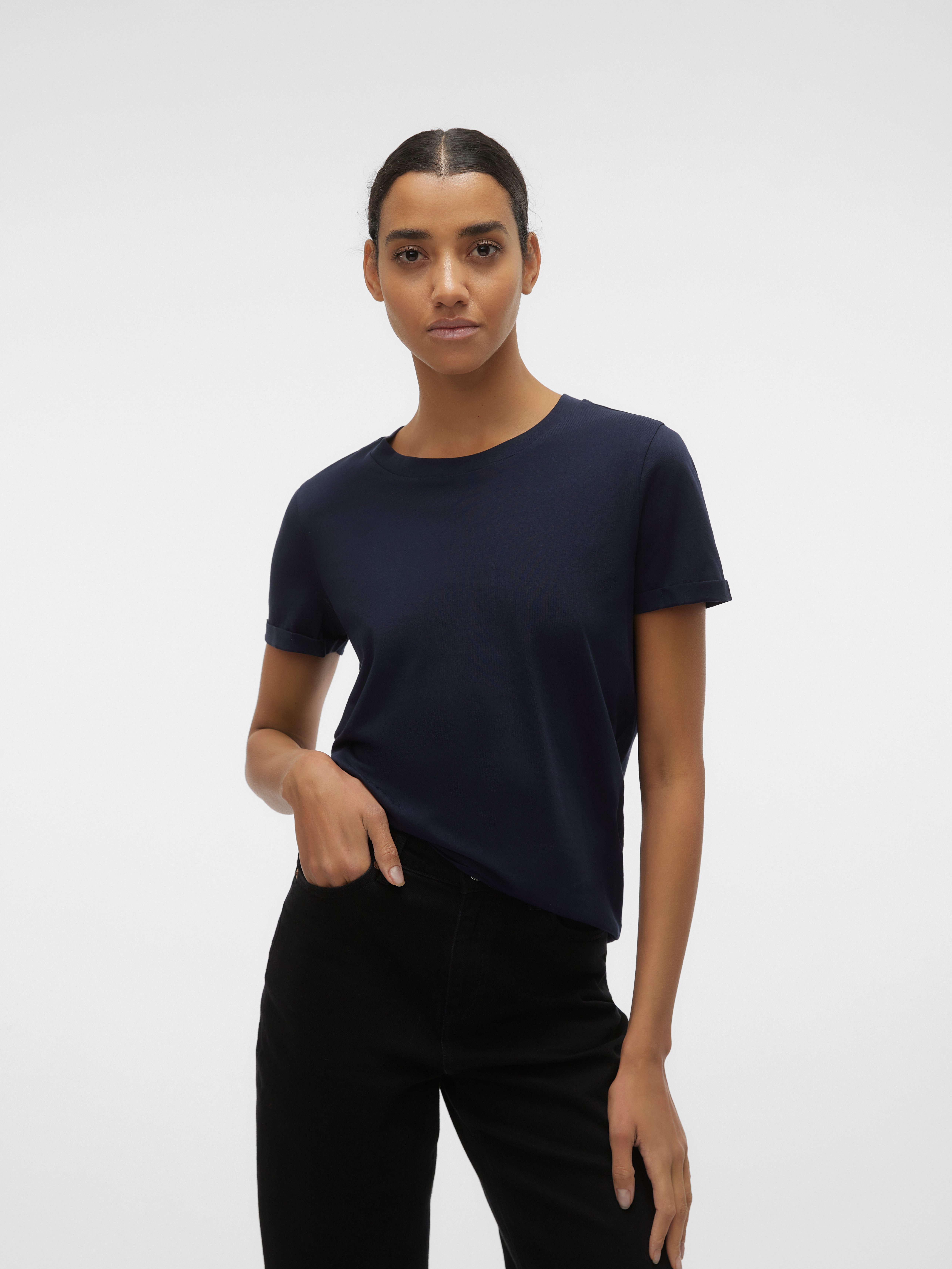 Vero Moda Kurzarmshirt VMPAULA S/S T-SHIRT NOOS günstig online kaufen