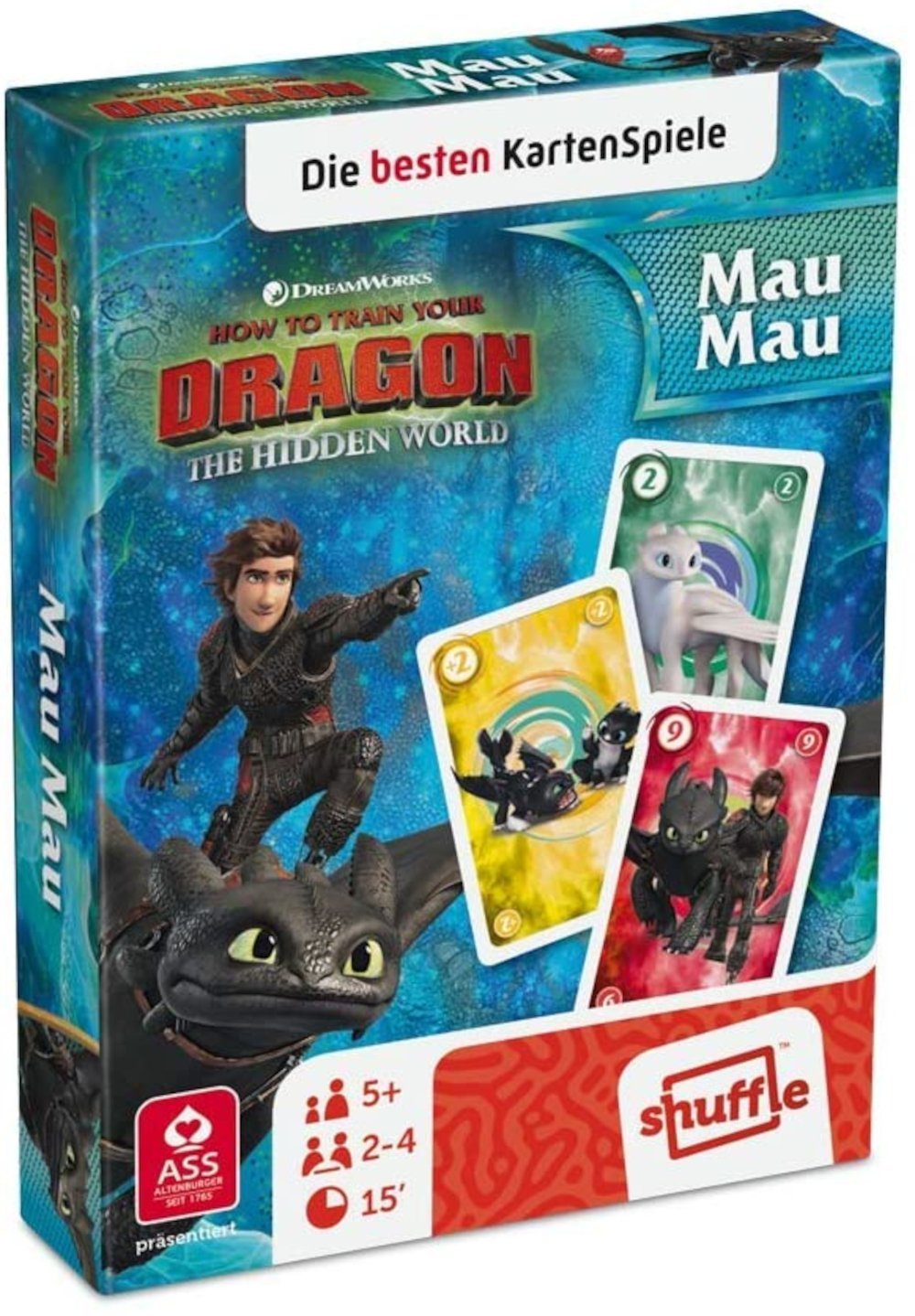 ASS Spiel Mau Mau Kartenspiel - Dragons, Kartenspiel